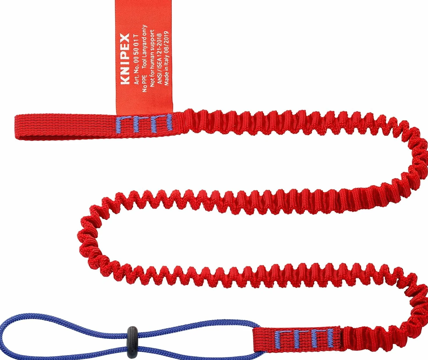KNIPEX Cuerda de retención en blister 1000 mm, 00 50 01 T BK