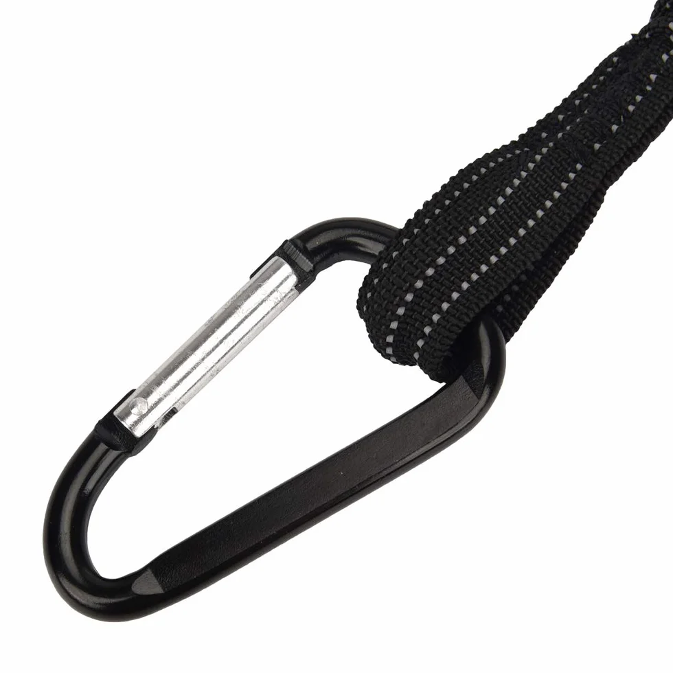 CYSKY Tool Lanyard 3pcs Correa de herramienta de seguridad retráctil con mosquetón de bloqueo de aluminio y extremo de bucle ajustable, límite de peso máximo 16 kg / 35 lb