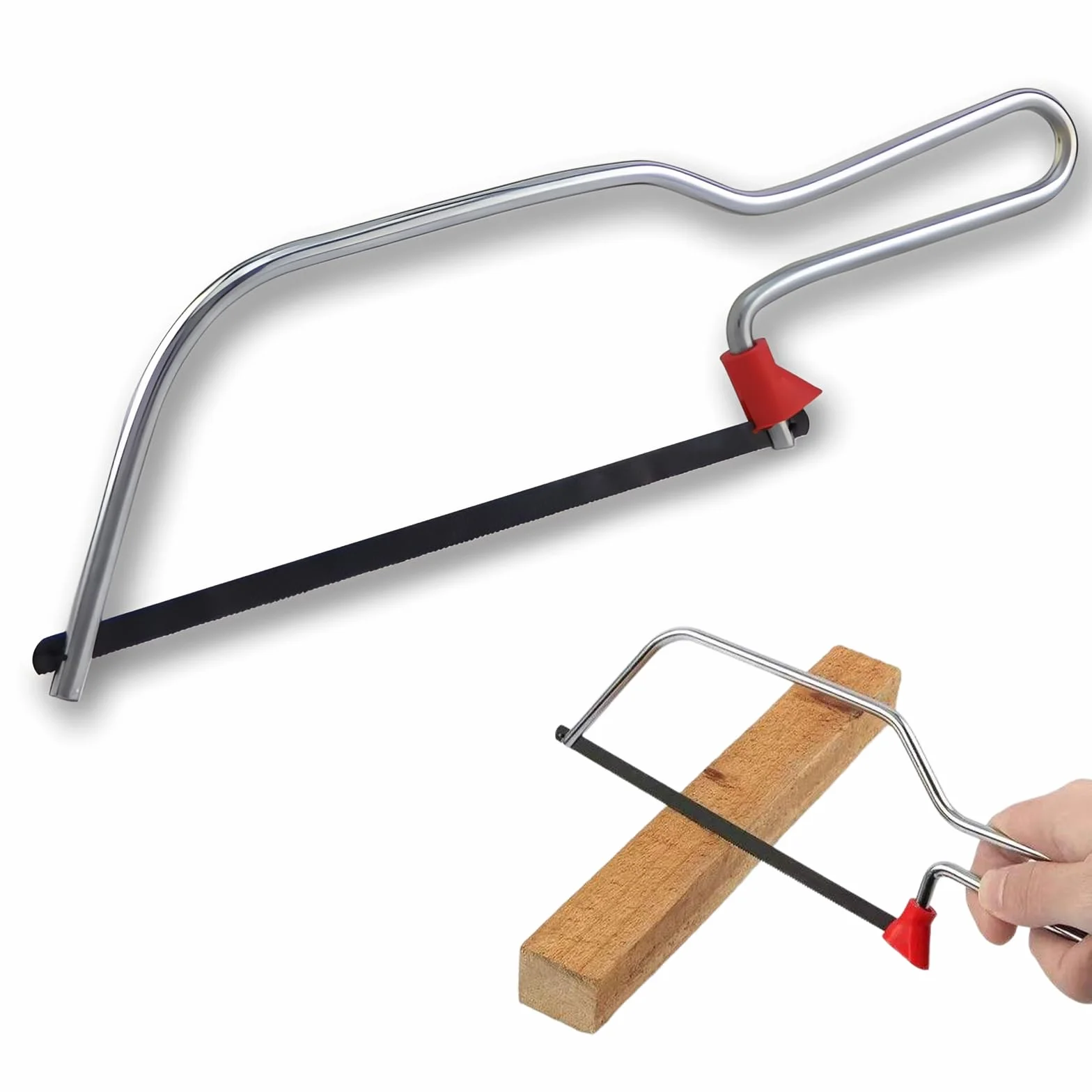 Mini Sierra Sierra Metal Sierra Para Metal, sierras de metal de mano adecuadas para cortes de hierro, madera y pared, para Sierra de Corte de Madera de Plástico Metal