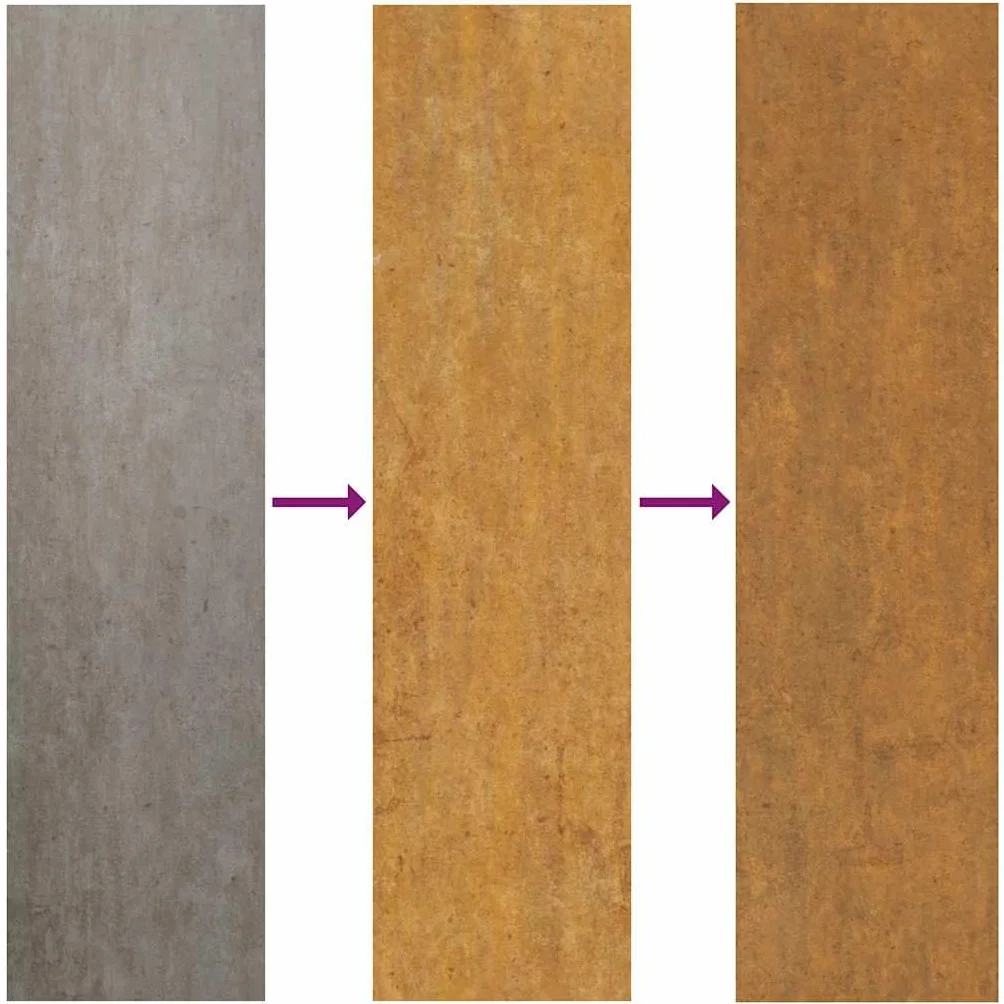 vidaXL Puerta de jardín Acero corten diseño Hierba 100x150 cm, Puerta de Valla, Puerta de Exterior, Puerta de Metal, Puerta de Seguridad
