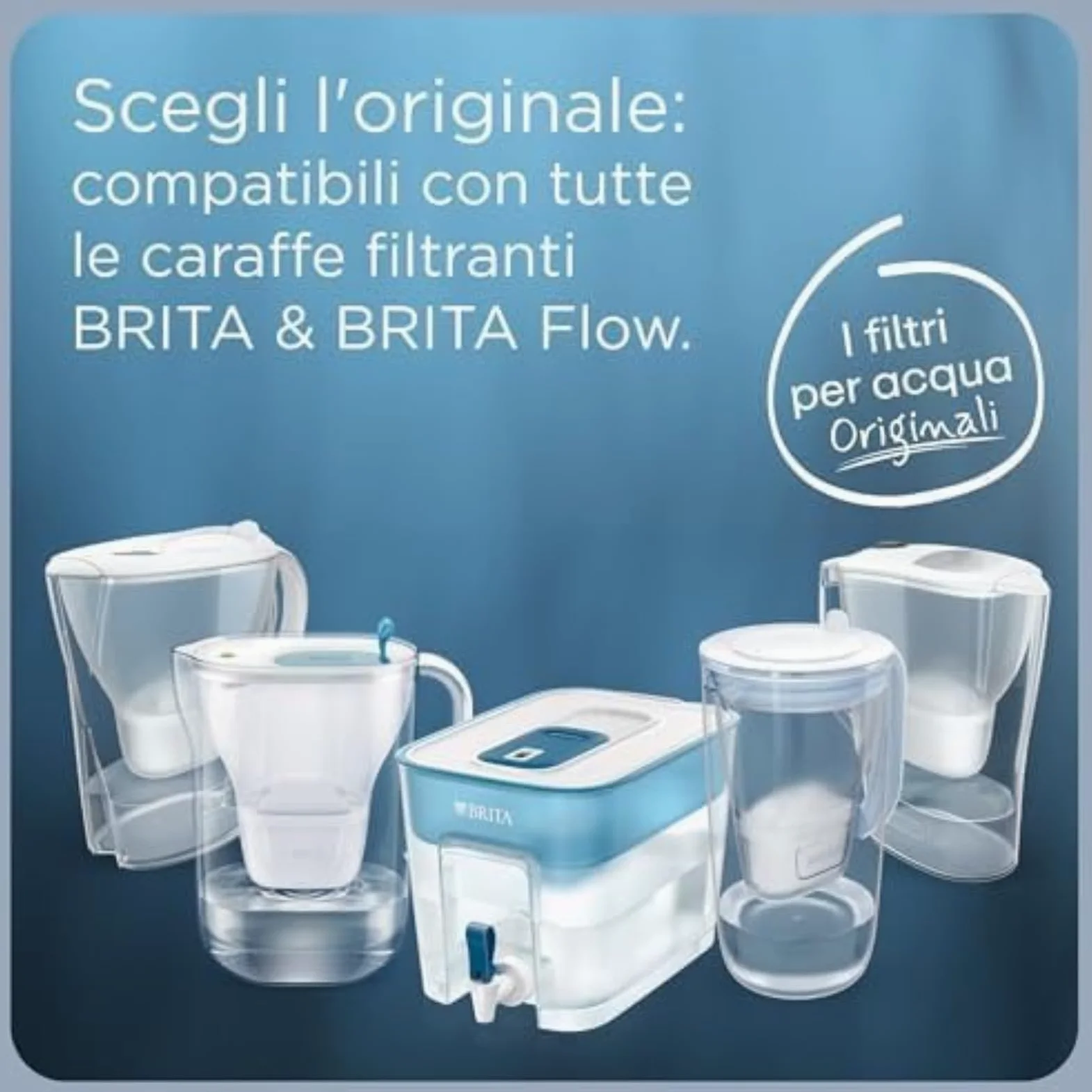 Filtro de agua potable, reduce cloro, sarro, PFAS y metales, compatible con botellas de agua con filtro, 1 caja (6 unidades)