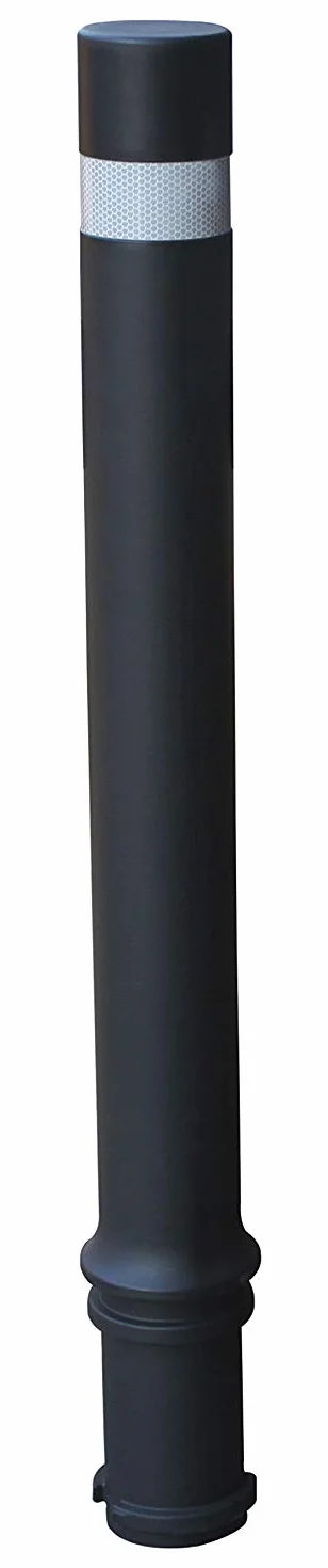 PAL | Bolardo/pilona flexible A-Flex negro de alta resistencia y flexibilidad para empotrar (1- Bolardo)