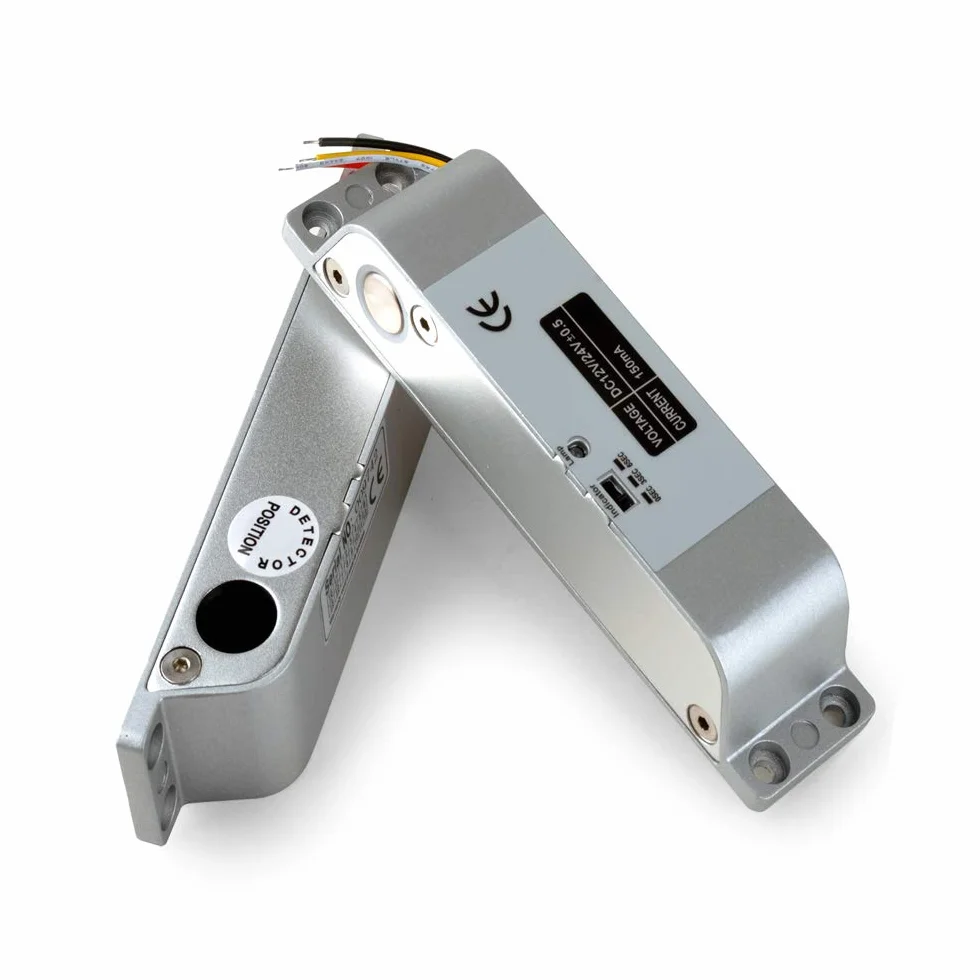 AMAO Cerradura de perno de descenso eléctrico DC 12V Fail Safe Cerradura de puerta electrónica para el sistema de seguridad de control de acceso con tiempo de retraso