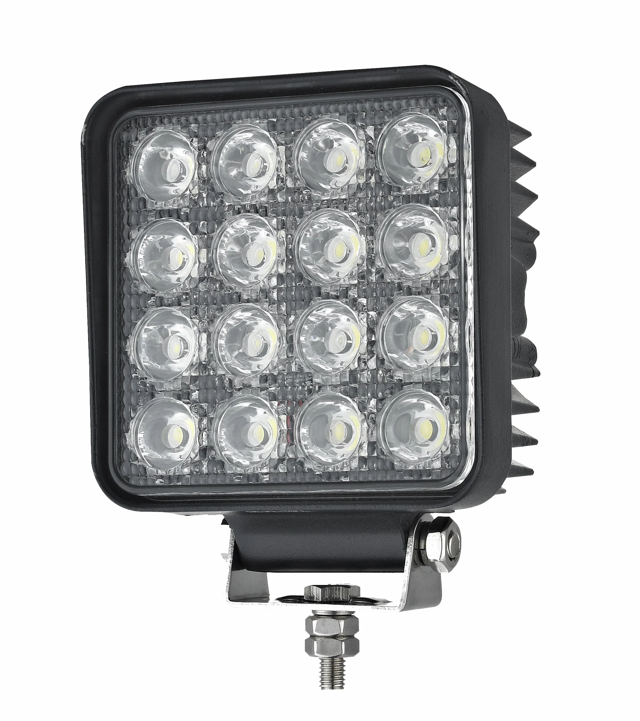 Ryme Automotive Foco de Trabajo LED con Interruptor Encendido · 48W - 2200 Lúmenes - ON/OFF · 12-24V · IP67 · Faro LED adicional Camión, Coche 4x4, Tractor