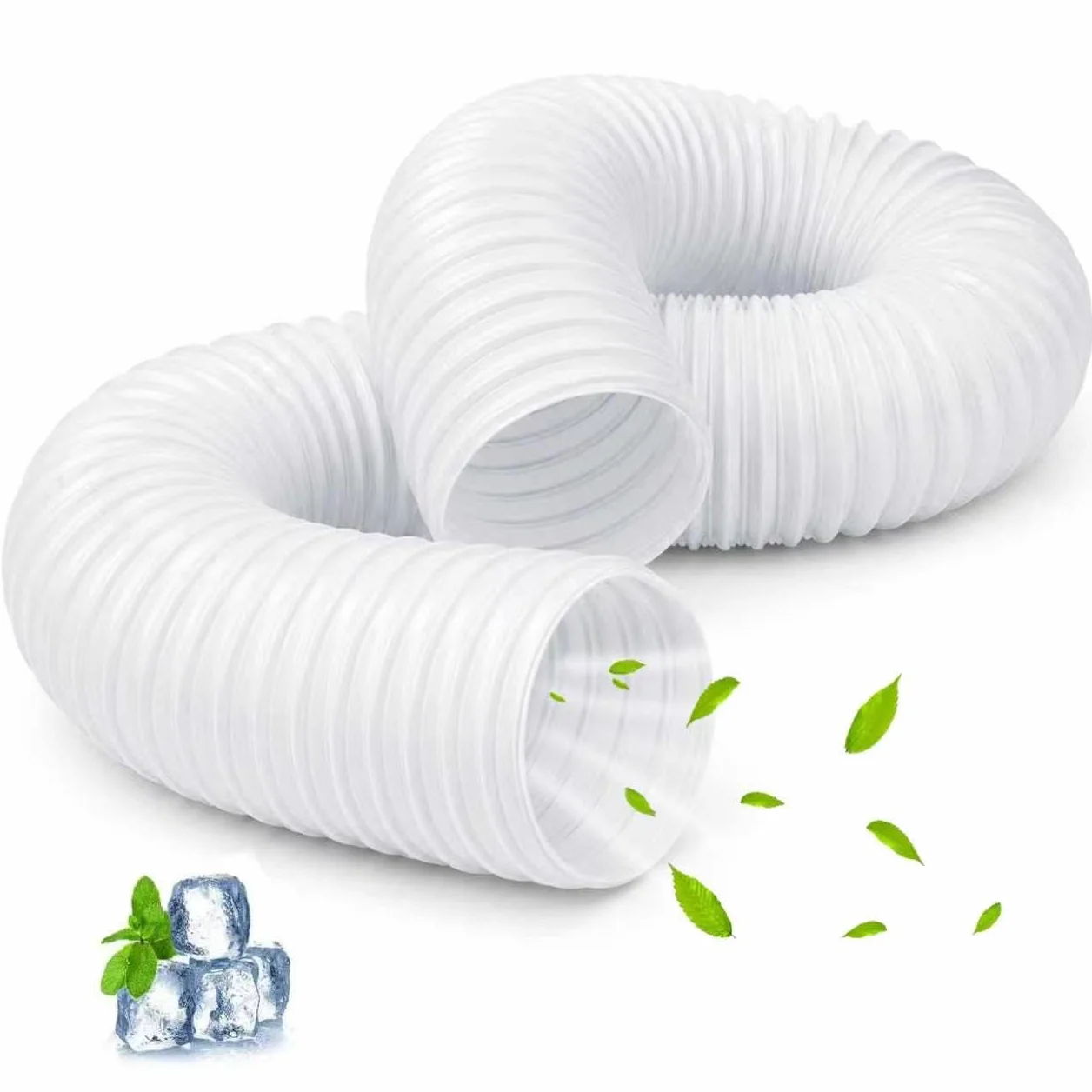 3M Tubo Aire Acondicionado Portátil,Manguera de Escape Acondicionado Telescópica 150mm,Tubo de Ventilación Flexible,Para Aire Acondicionado,Deshumidificador,Secadora