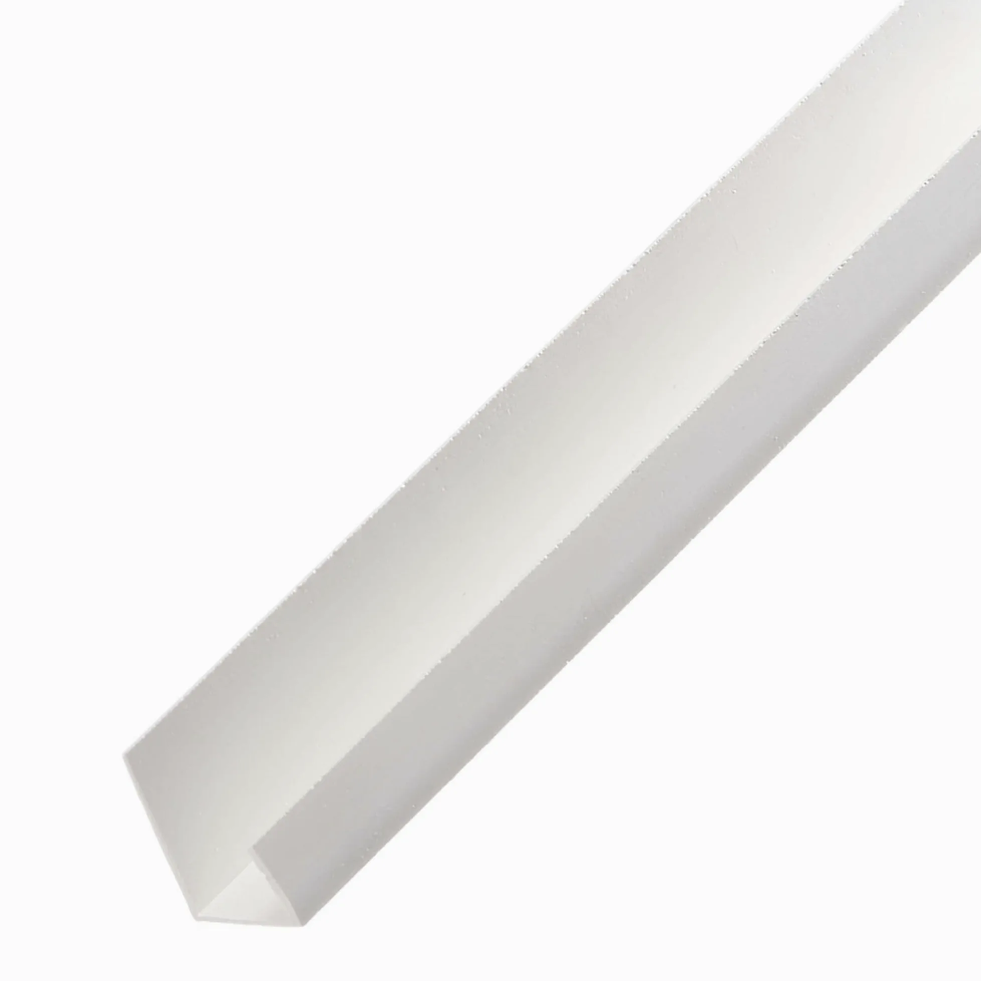 PROTEKTOR 3741 Perfil en U PVC, perfil para cantos cartón yeso 12,5cm 200cm protección cantos blanco cartón yeso