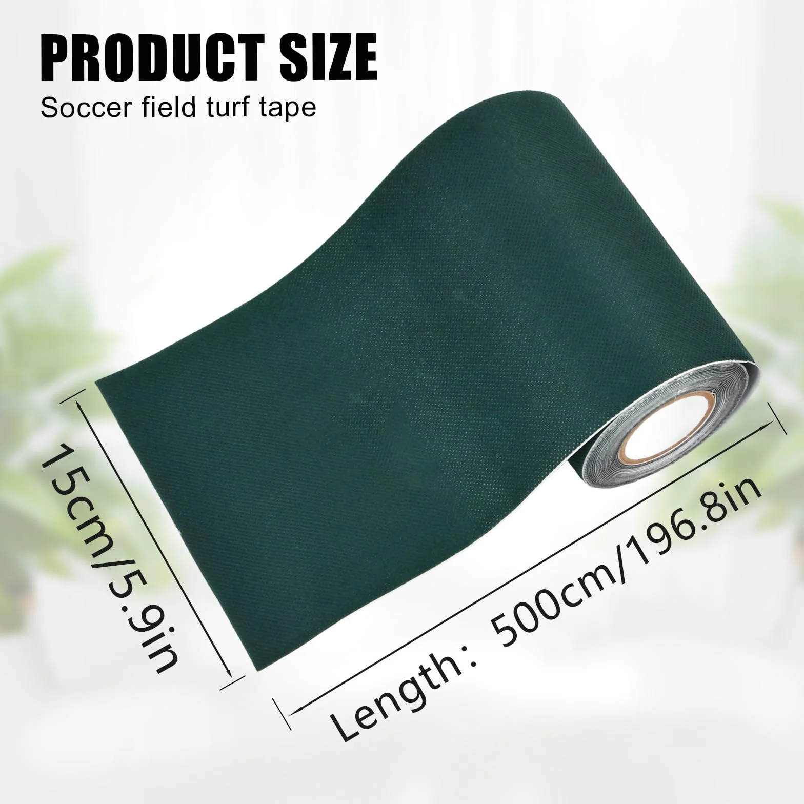 Cinta Adhesiva De Césped Artificial, 15 Cm x 5 M, Para Exteriores