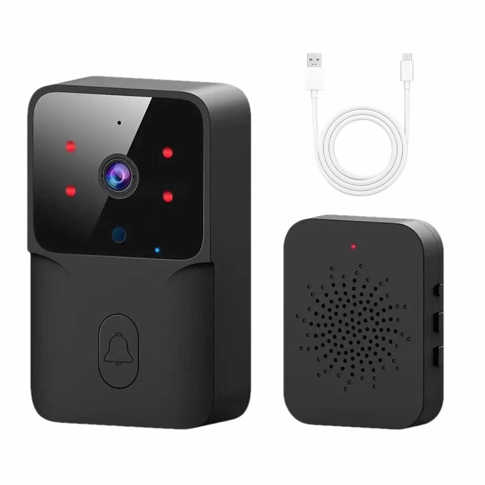 Ring Video Doorbell - Cámara de seguridad para timbre, videoportero de duración para casa, apartamento, villa y oficina