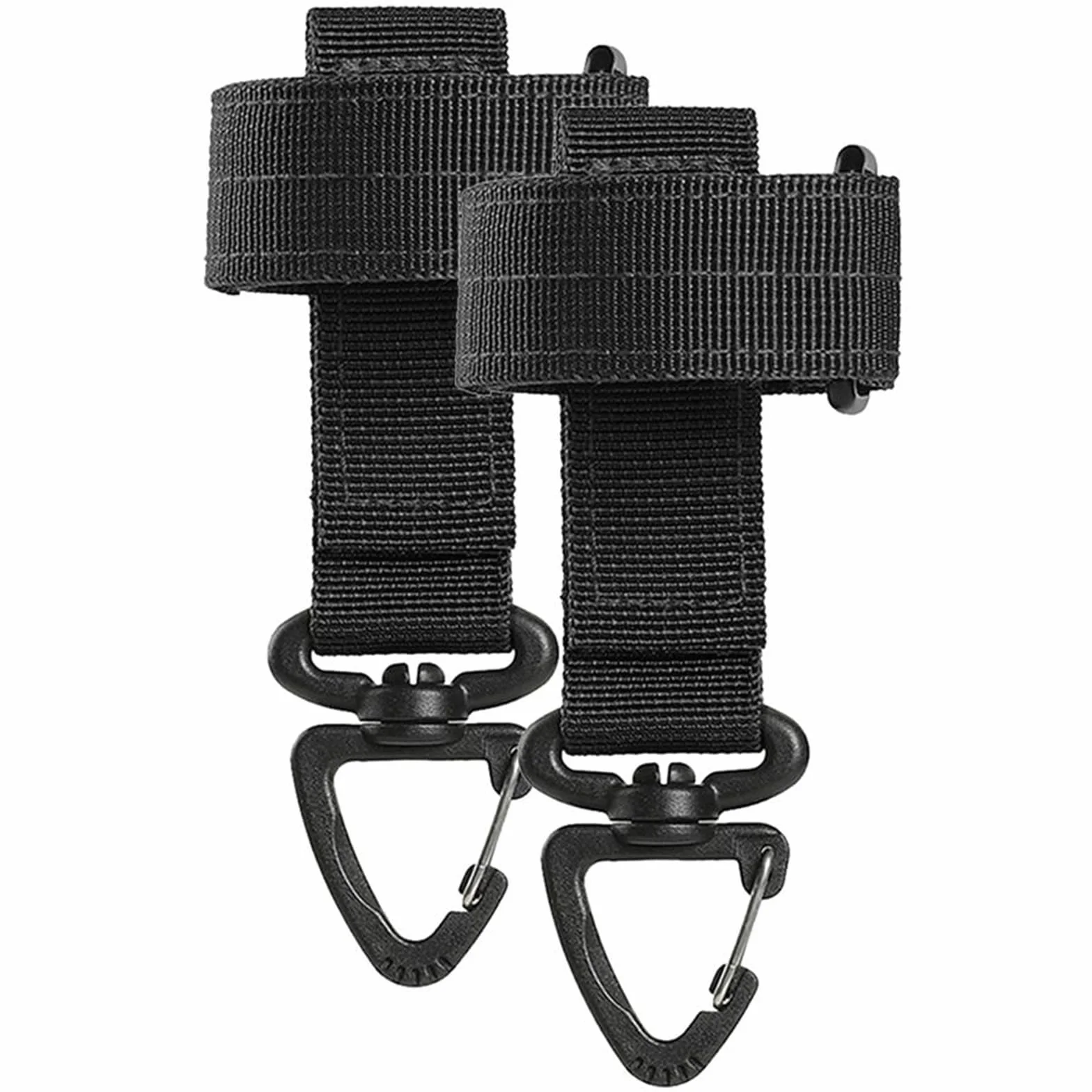 2 Piezas Unidades de Soporte para Guantes, Pinza Multiusos para Guantes de Trabajo, Cinturón Policial, Portaguantes Cinturon, para Jardines, Obras de Construcción (Negro)