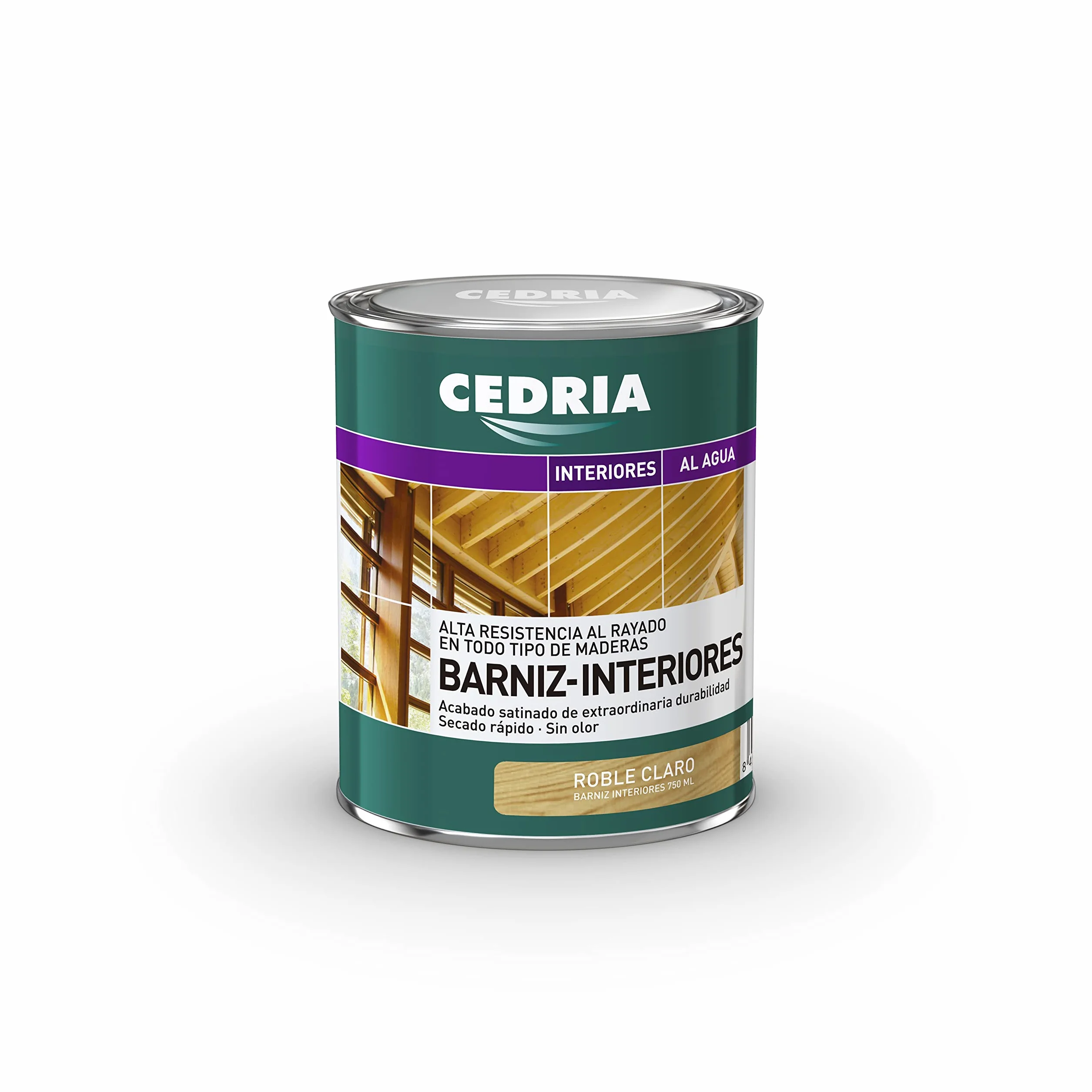 Barniz Interior Madera Cedria Barniz Interiores 750 ml (Roble Claro)