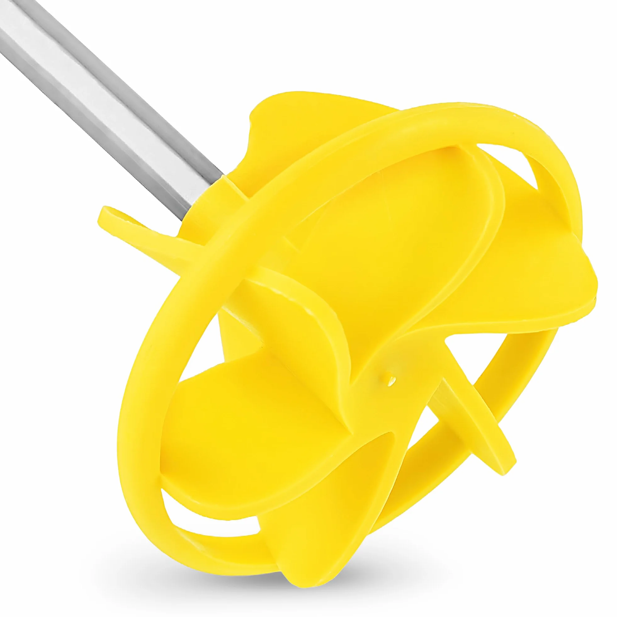 Mezclador de pintura, mezclador HEX para taladro, 74 mm x 350 mm, mezclador de PVC para pinturas, barnices, adhesivos, resinas, para trabajos de renovación