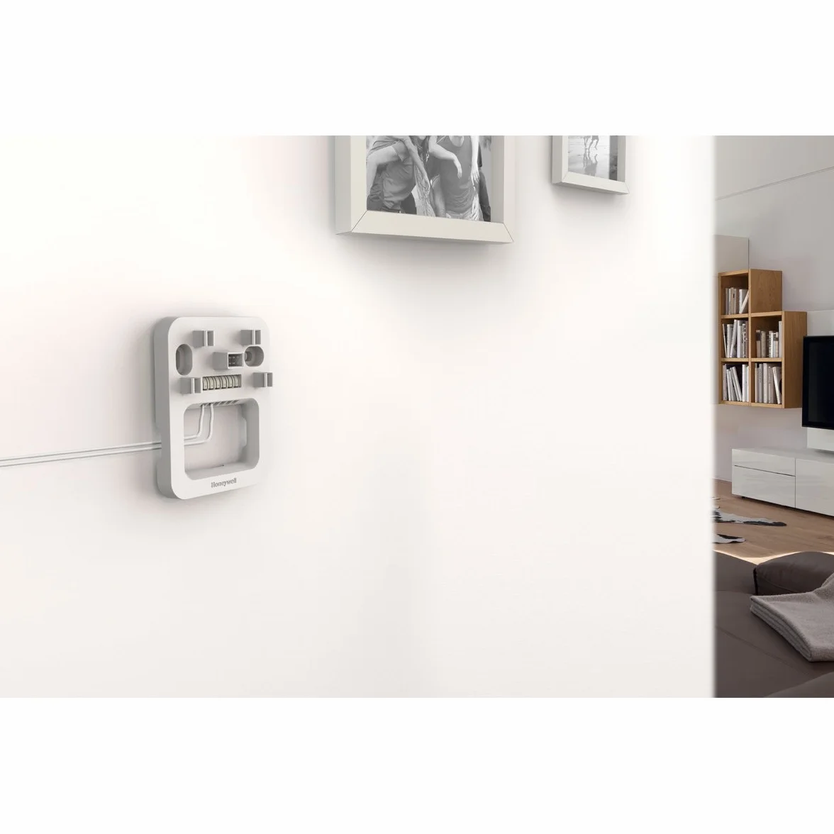 Honeywell Home Timbre con cable DW313S Serie 3 con luz LED (blanco)