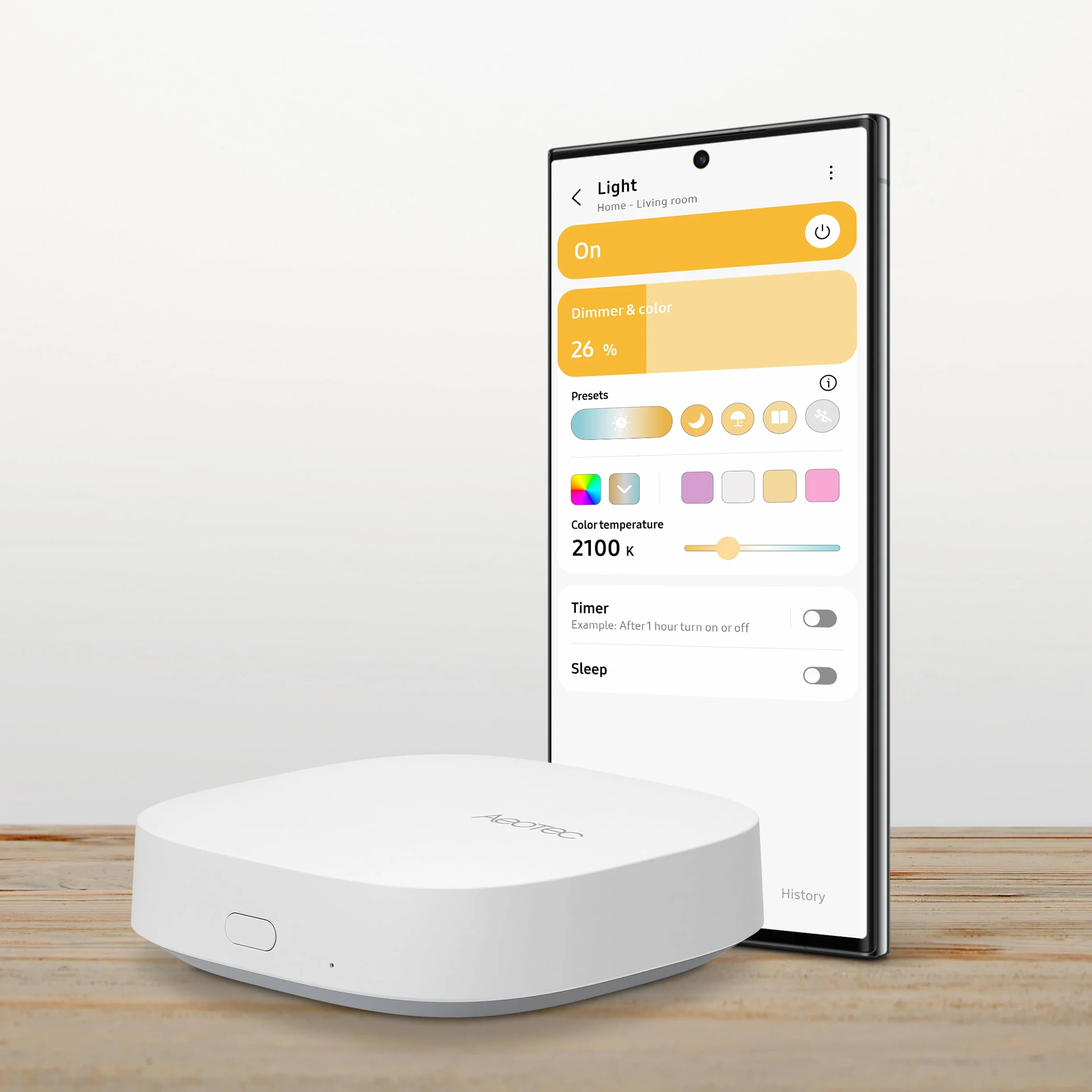 Aeotec Smart Home Hub 2 Matter Zigbee Thread Wi-Fi Control por voz Alexa Google Domótica SmartThings GP-AEOHUBV4EU