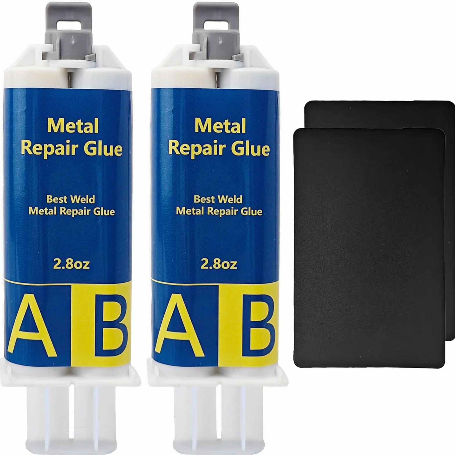 EIGTWEN Pegamento metálico resistente al calor, adhesivo extra fuerte para reparación de grietas y roturas en metal, acero inoxidable, plástico, madera