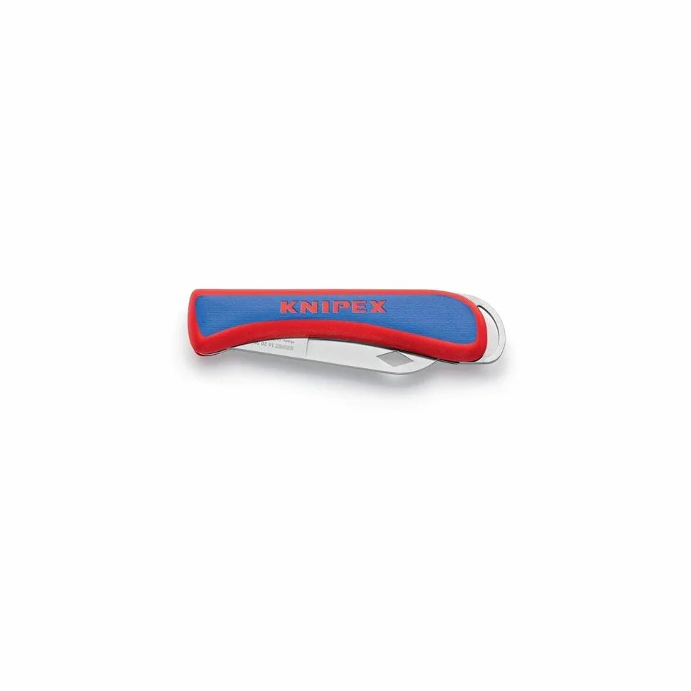 KNIPEX Navaja plegable para electricistas en blister 120 mm, 16 20 50 SB