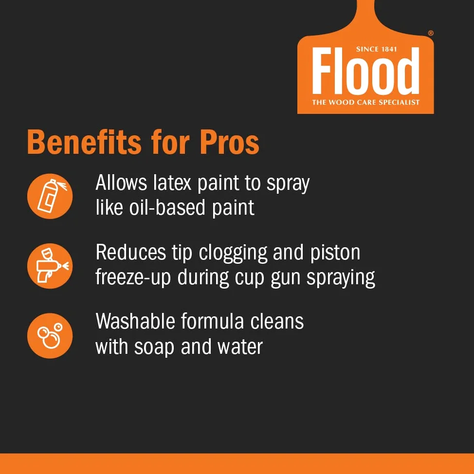 Flood FLD6 - Acondicionador de pintura de látex, 1 galón