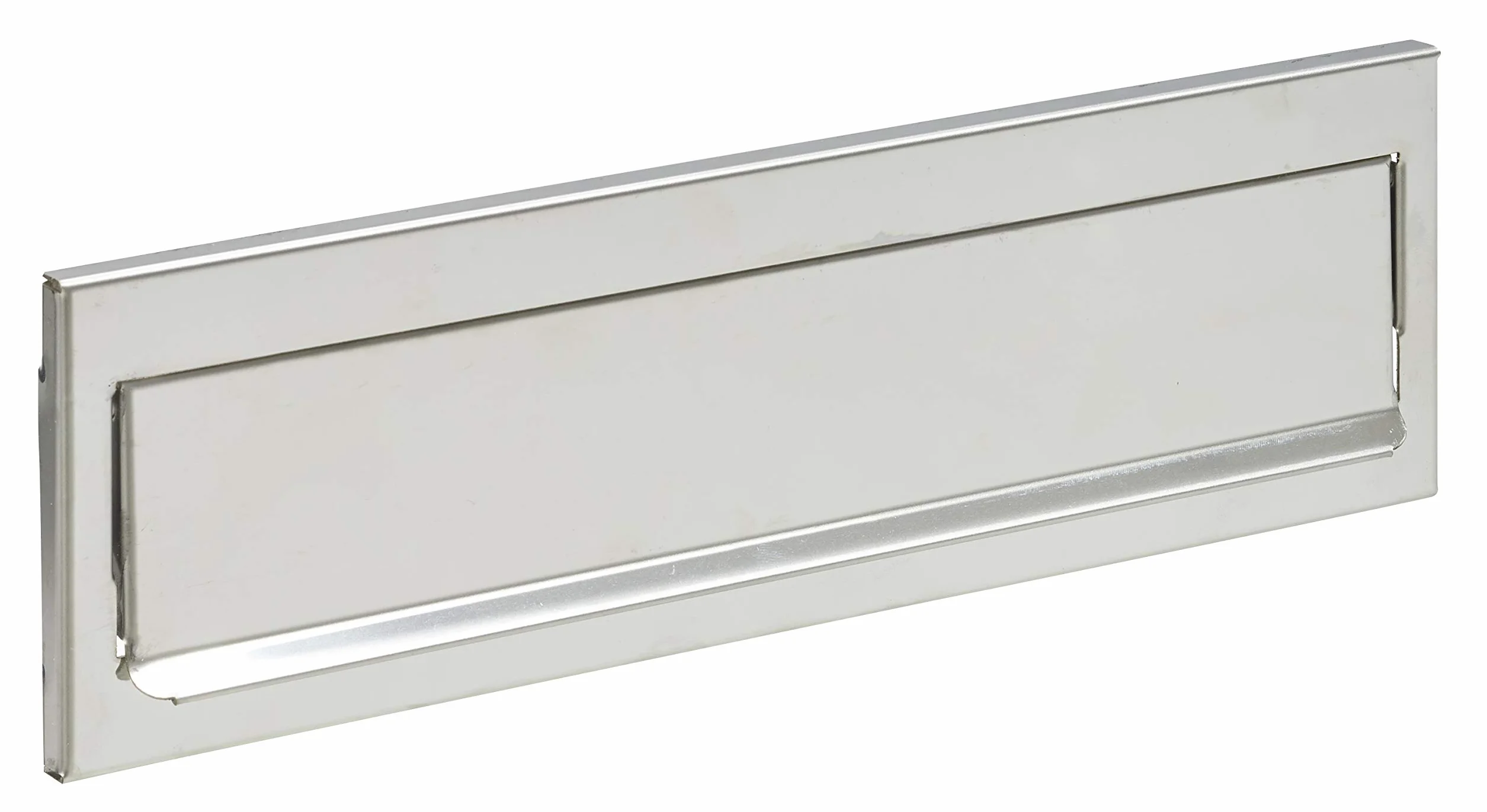 ARREGUI C601 Bocacartas de Acero Inoxidable Para Puertas o Verjas en el Exterior, Bocacartas Exterior, Boca de 23 x 3 cm, Anticorrosivo, Fácil de Instalar, Medidas 24,8 x 7,3 cm, Inox brillo