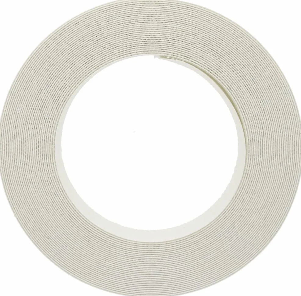 Cinta de melamina blanca perlada de 50 mm, cinta de chapa prepegada, rollo de 7,5 m, planchar para una fácil aplicación de bricolaje, cubrirá el borde de un panel de MDF estándar