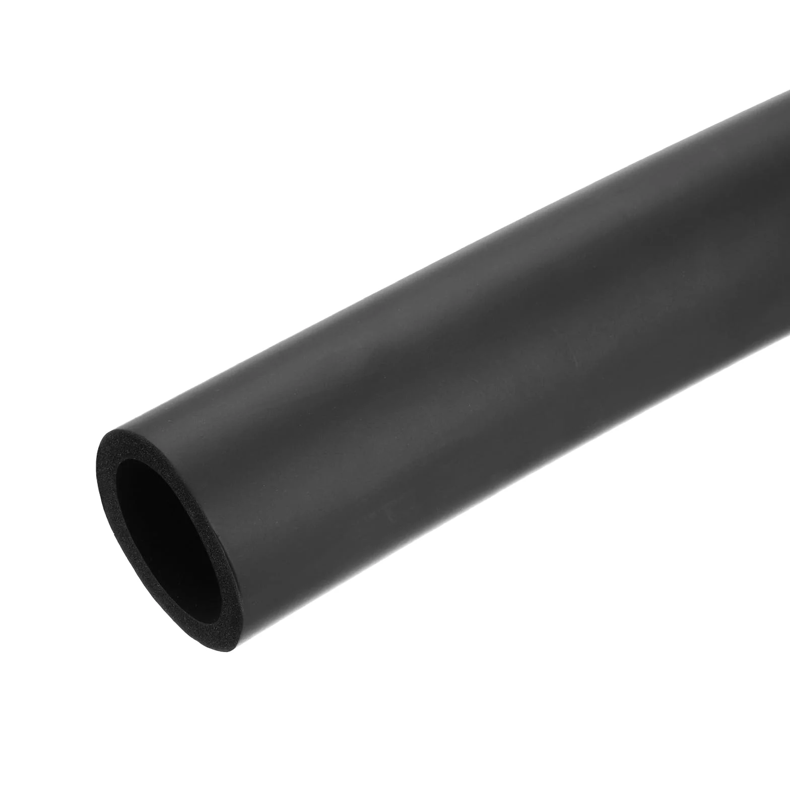 QUARKZMAN 1 m Aislamiento de Tuberías, Tubo Espuma Térmico de Diámetro de 40 mm, Espesor de Aislamiento de 7 mm, Revestimiento de Tuberías de Calefacción para Equipos de Fitness (Negro)