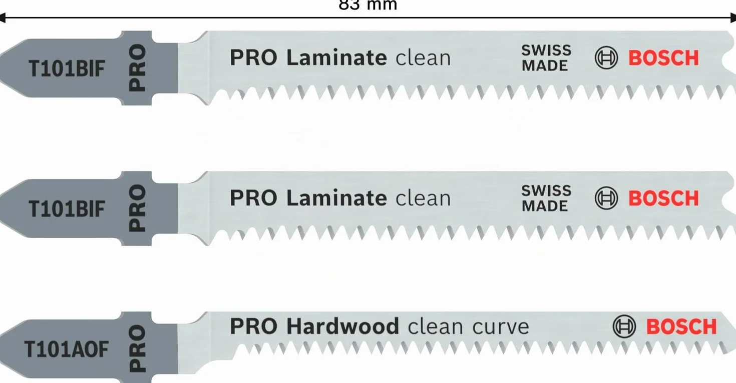 Bosch Professional Laminate Corte Recto, 3 sztuki