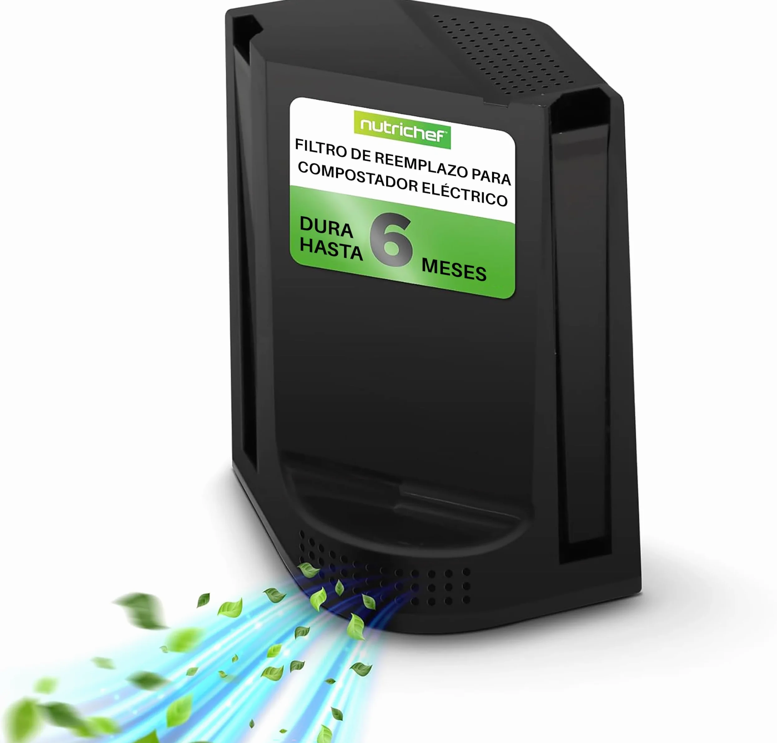 NutriChef Filtro de reemplazo para el compostador electrico, De facil instalacion