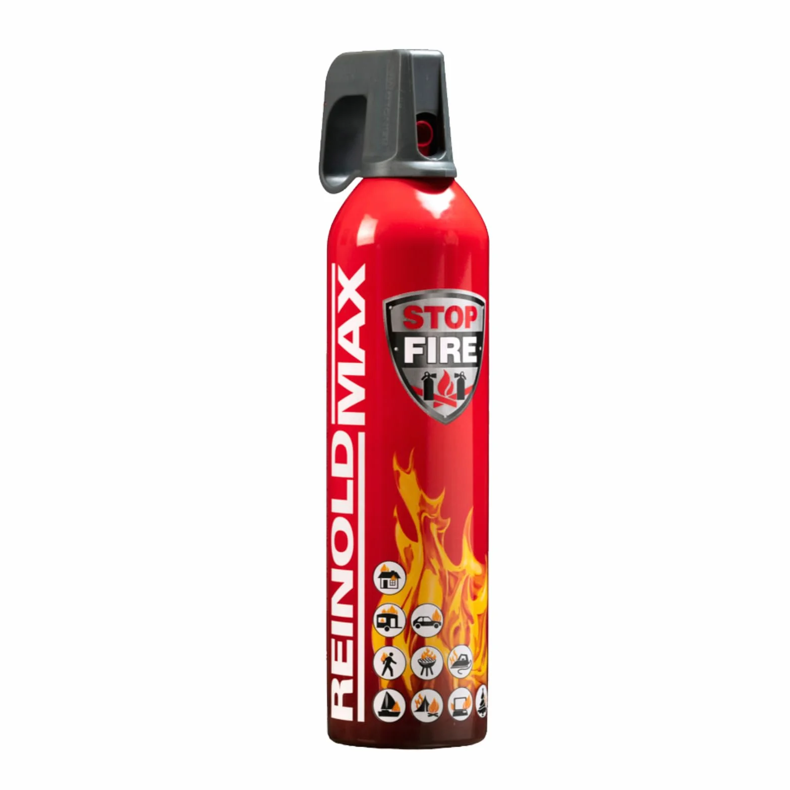 Pequeño extintor de coche, extintor de hogar, extintor de cocina para todos los fuegos, extintor multiusos.4305-6 – Extintor de espuma 750 gramos Espuma apagafuegos AFFF de acción