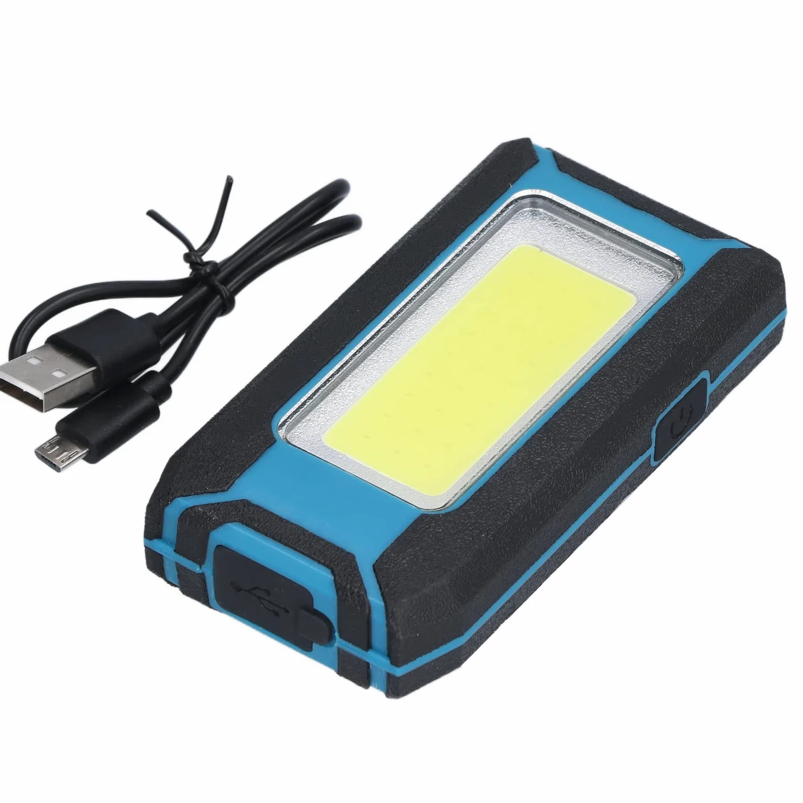 COB Luz De Trabajo USB Recargable Multimodo Súper Brillante con Base Magnética Luz LED Mecánica Portátil