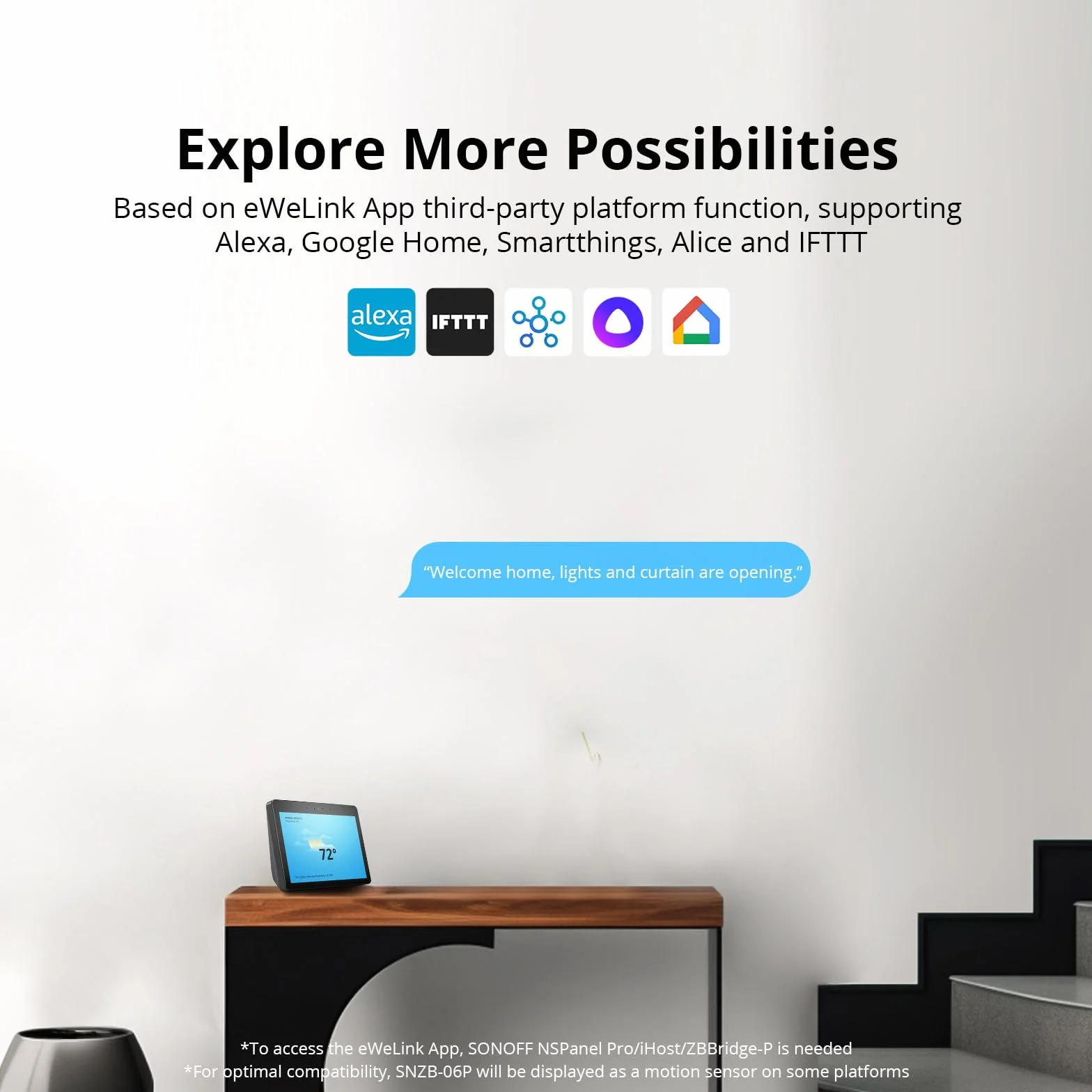 SONOFF SNZB-06P Zigbee Human Presence Sensor, Requires ZBBridge-P, Supports Alexa Google Home