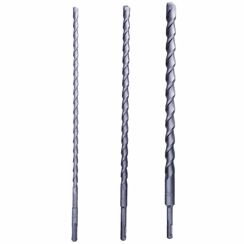 Juego de brocas para piedra (diámetro 10-14-20 mm x 40 cm, 3 piezas, para mampostería, piedra, hormigón)