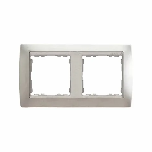 Simon 82924-33 placa de pared y cubierta de interruptor Aluminio