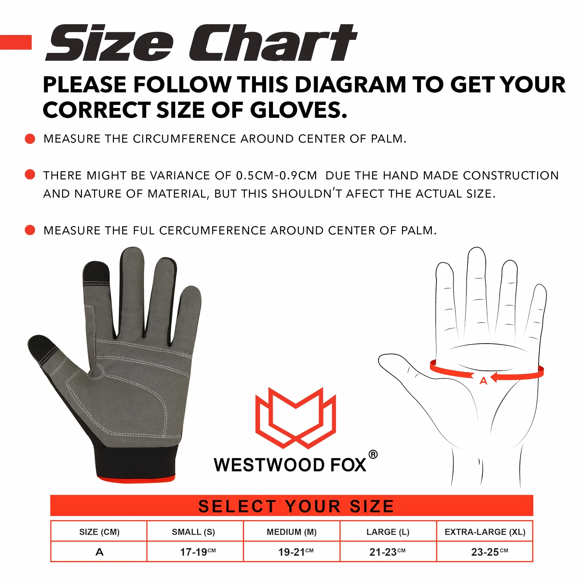 Guantes de trabajo de seguridad resistentes para hombres con protección de palma y pantalla táctil (Negro, L)
