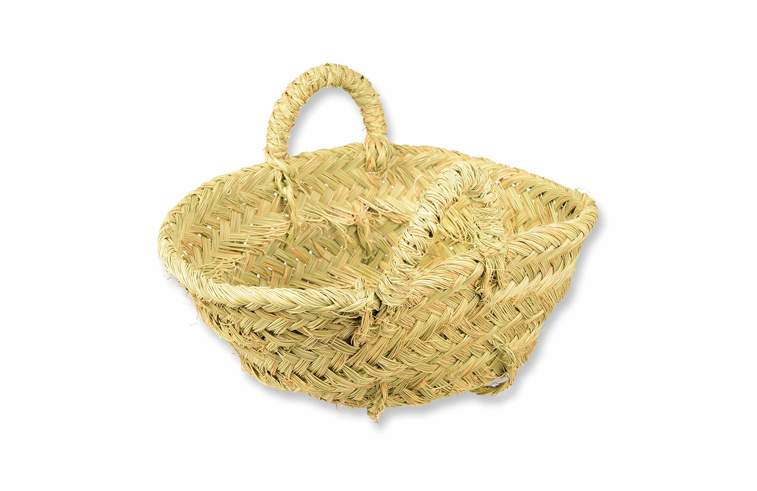 HERSIG - Capazo de Esparto redondo | Capazo Leñero Interior - 35x35x17cm (Medidas Aproximadas)