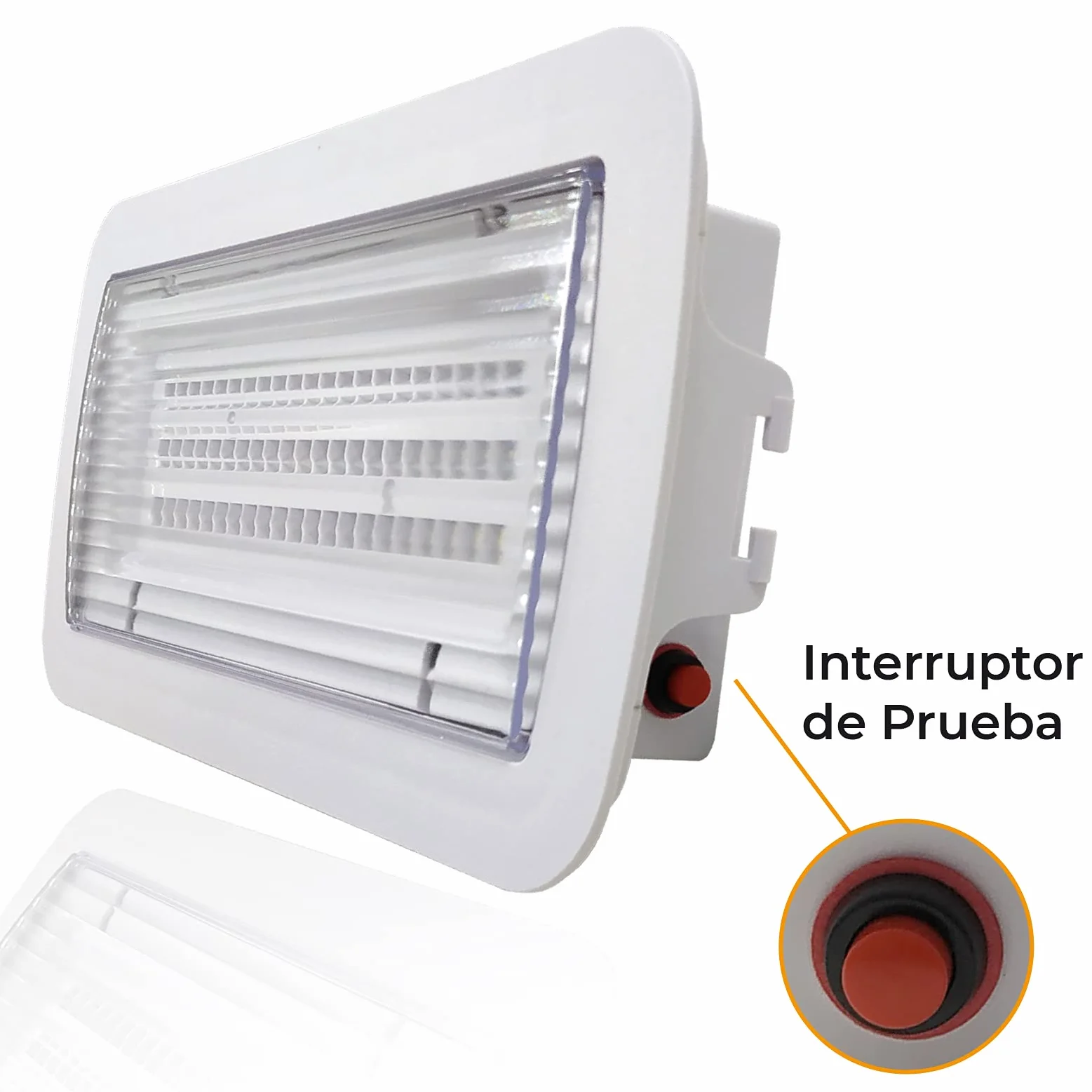 Pack 5x Luz de Emergencia LED Estanca 8W IP65 450 Lumenes 2 Horas Autonomía Impermeable