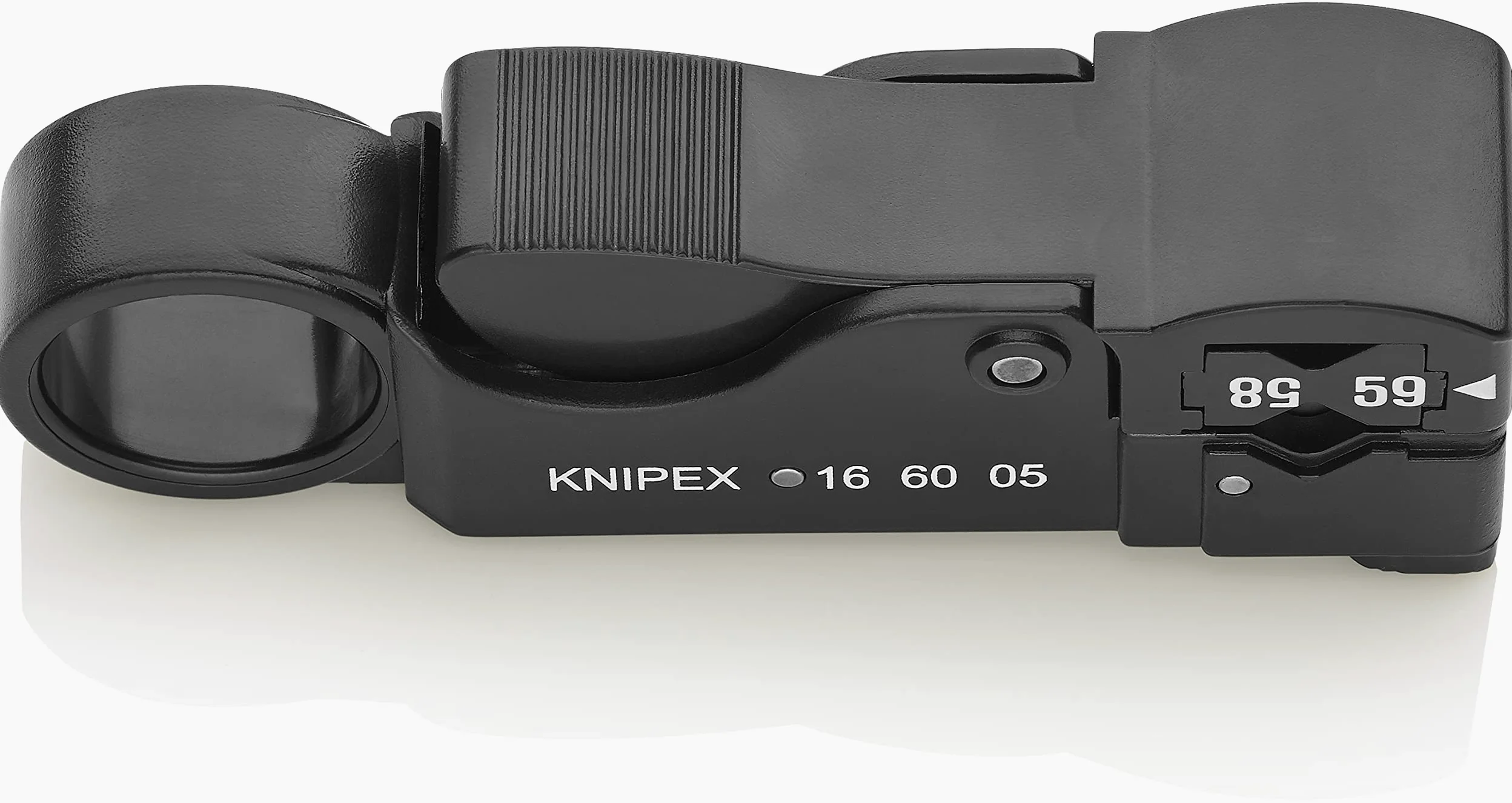 KNIPEX Pelacables para cables coaxiales en blister 105 mm, 16 60 05 SB