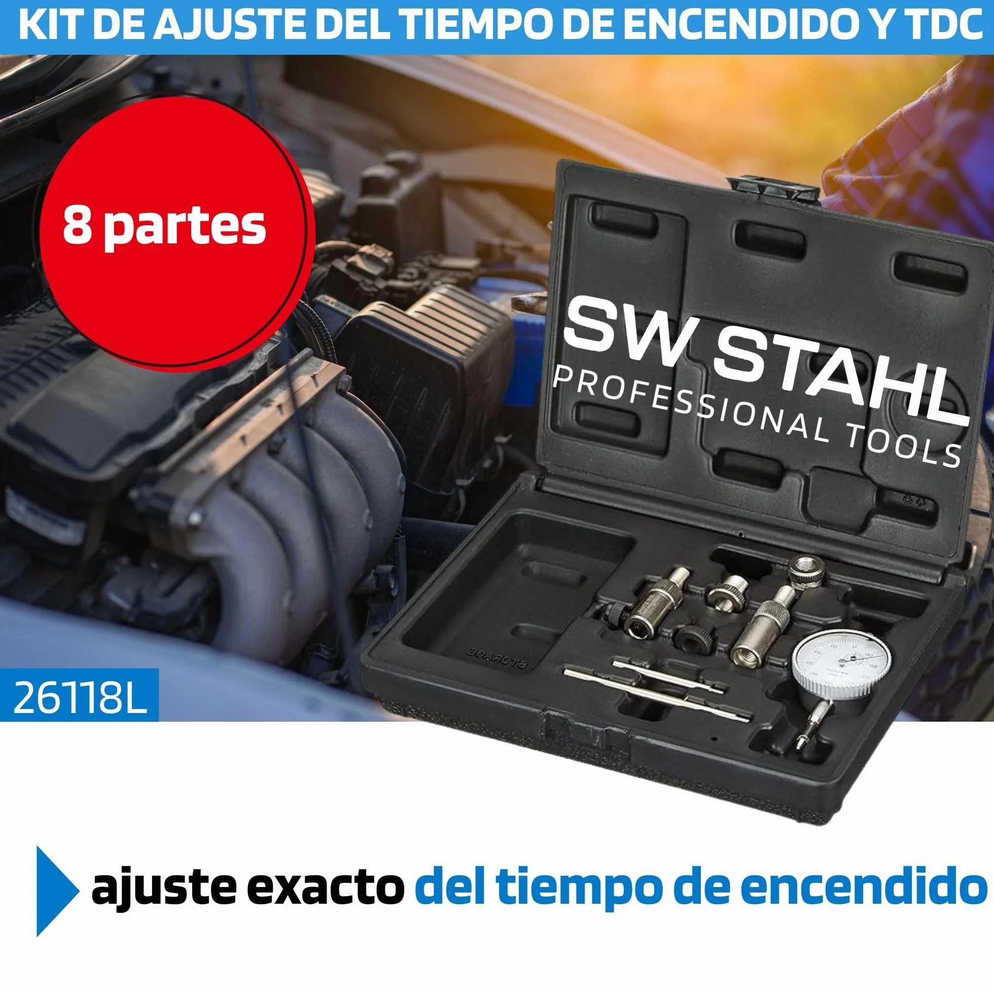 SW-Stahl 26118L Set Puesta a Punto Encendido Captador Punto Muerto Superior