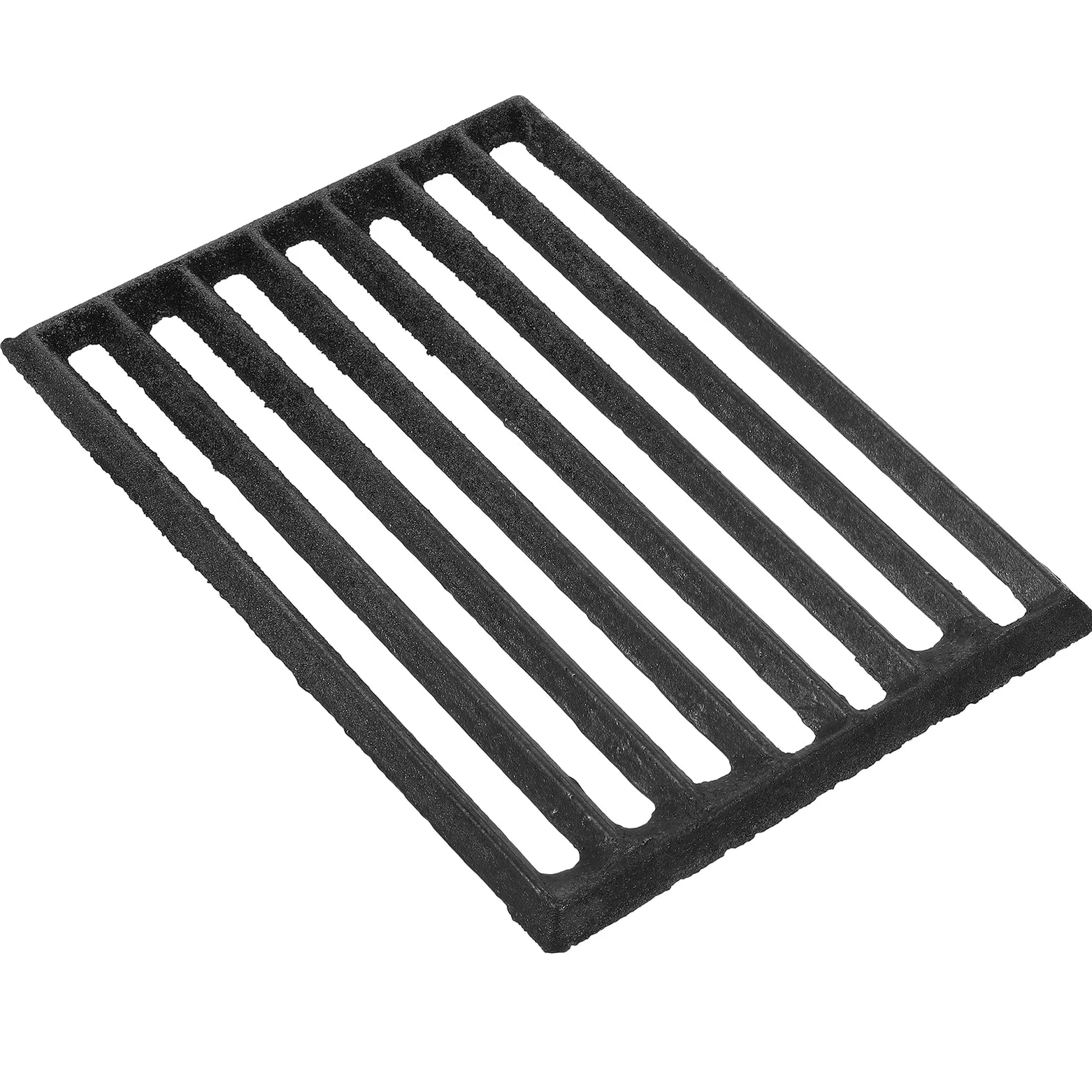 UKCOCO Rejilla Alta Capacidad de Carga Estufa de Leña para Hierro Fundido Estructura de Rejilla Metálica y Diseño Resistente para Quemar Leña y Carbón Fácilmente