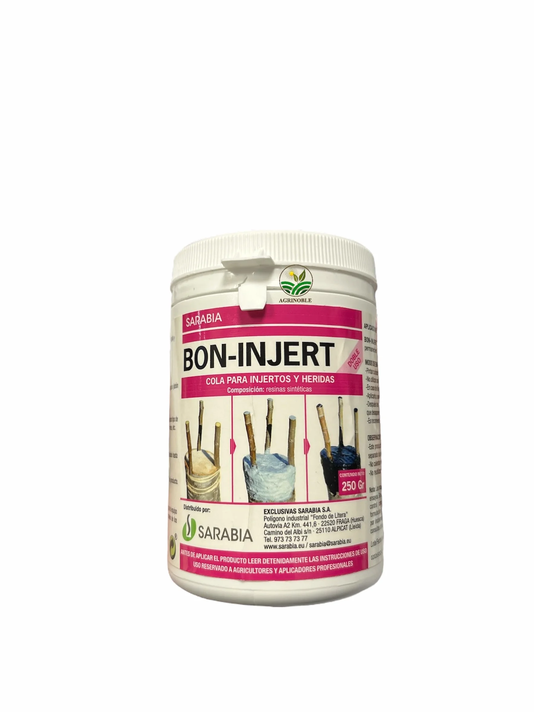 Pasta cicatrizante para injertos o heridas de poda, 250 ml. Bon injert gris