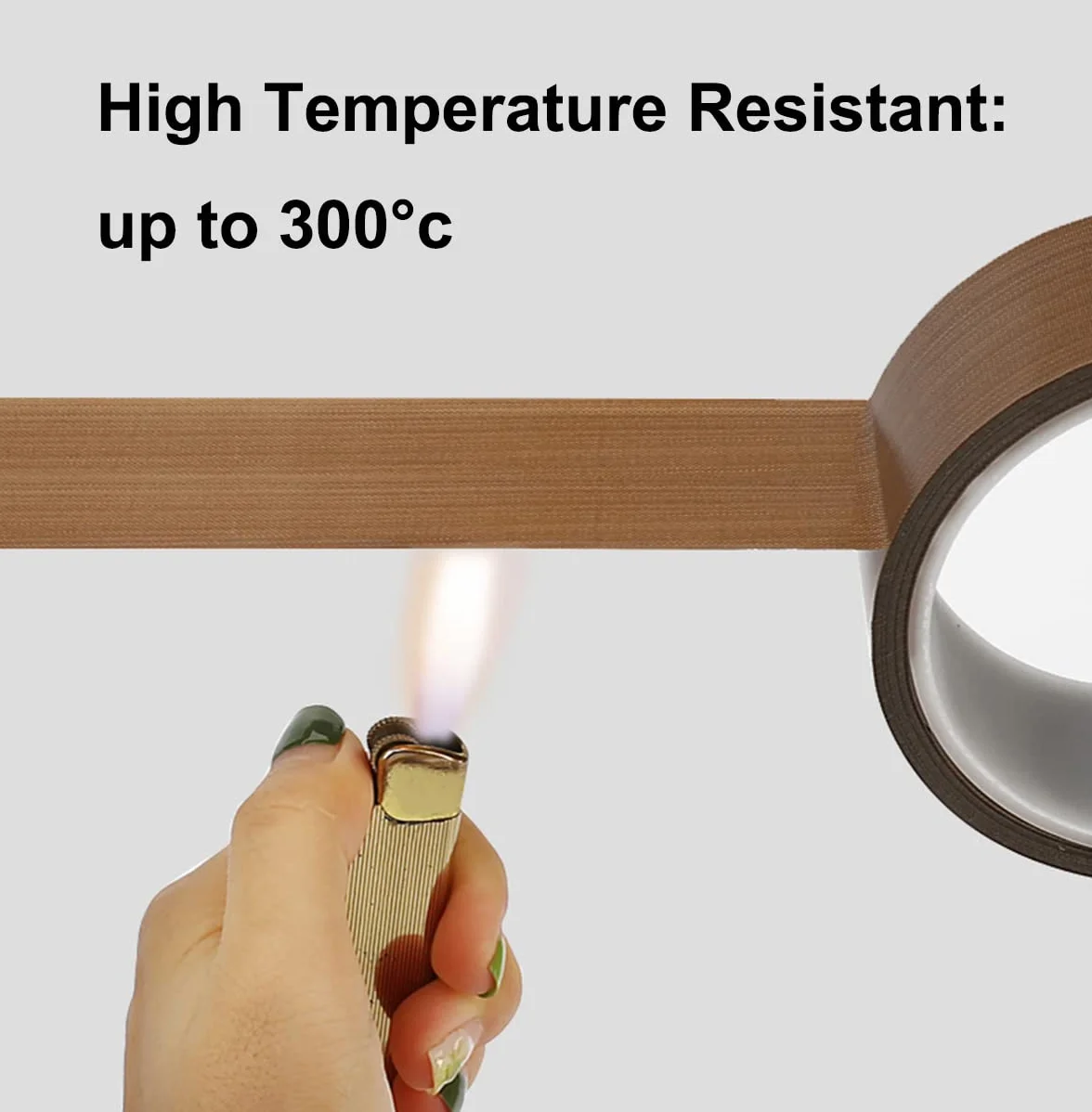 Qrity 2 cintas de teflón, cinta adhesiva de alta temperatura, 20 mm x 10 m, grosor 0,18 mm, resistente al calor hasta 300 ℃, para envasadora al vacío, sellado a mano, sellado por impulsos