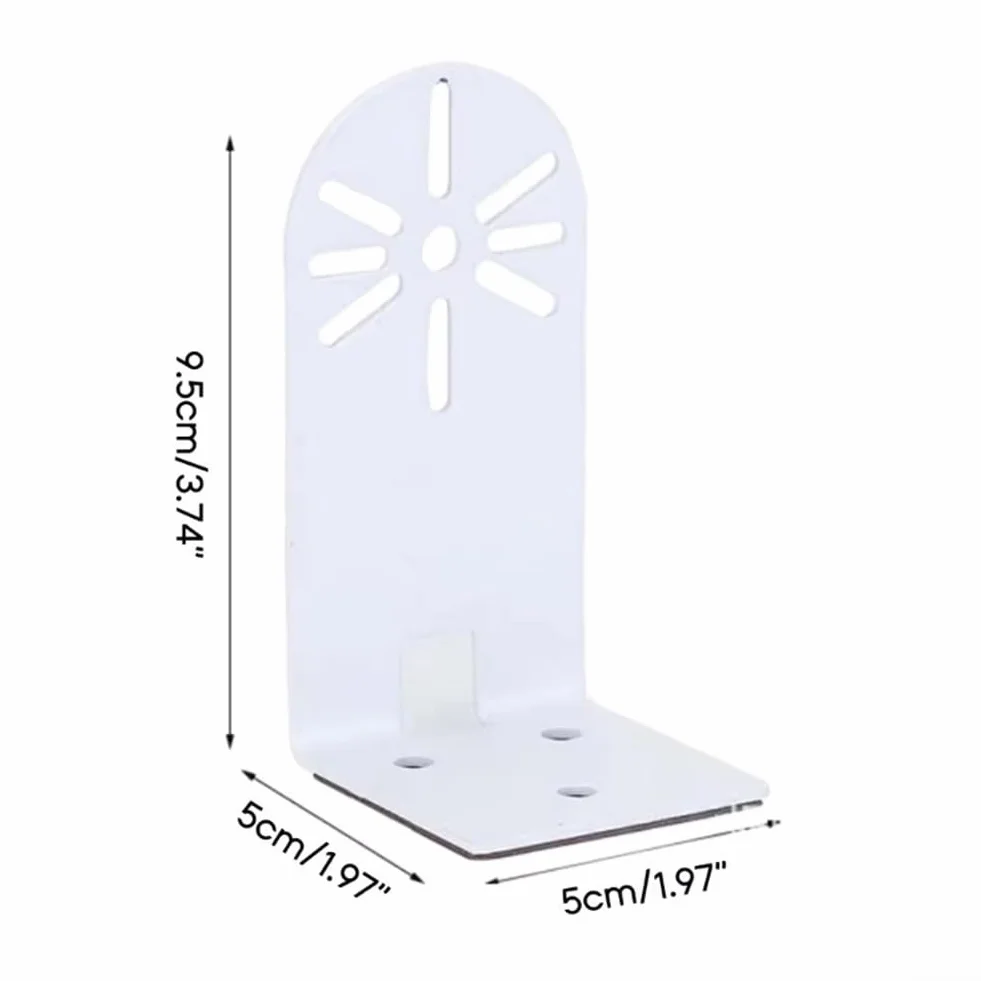 Soporte de montaje en forma de L fabricado con hierro para cámaras PTZ con diseño de base de pegamento para una instalación limpia en la pared