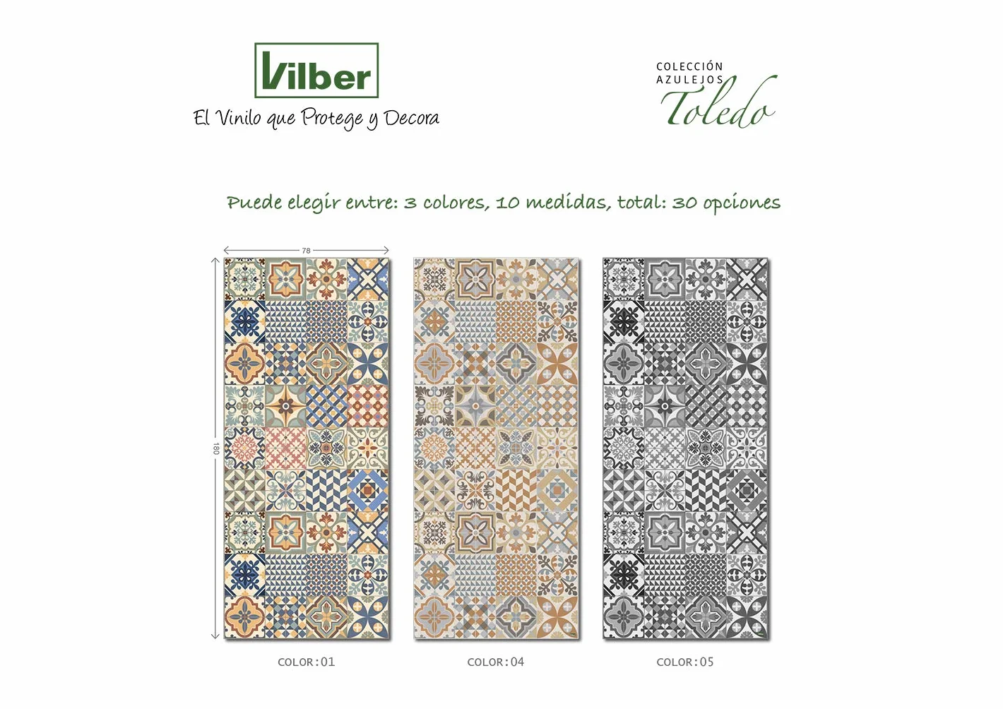 Vilber Toledo DU 01 52X140 Alfombra Vinilo