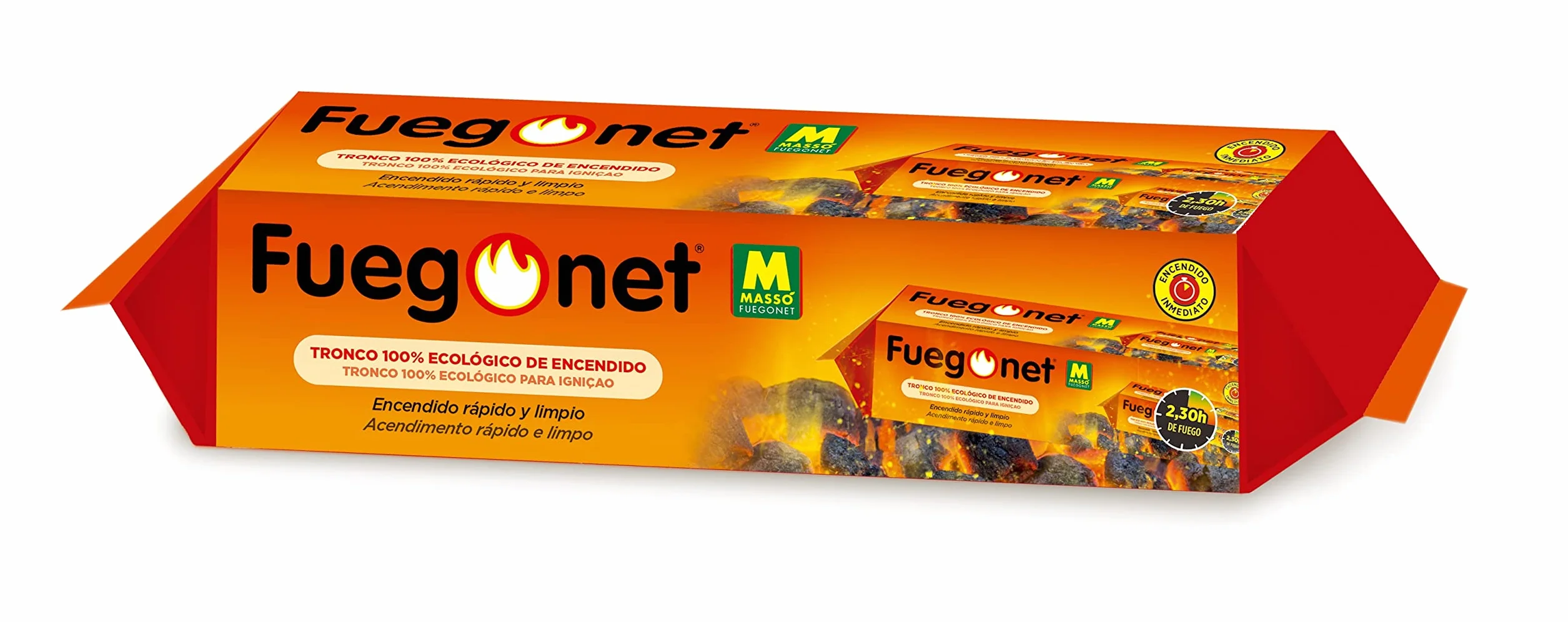 Fuegonet 231095N Tronco Marrón 39.5 x 7.5 x 7.5 cm