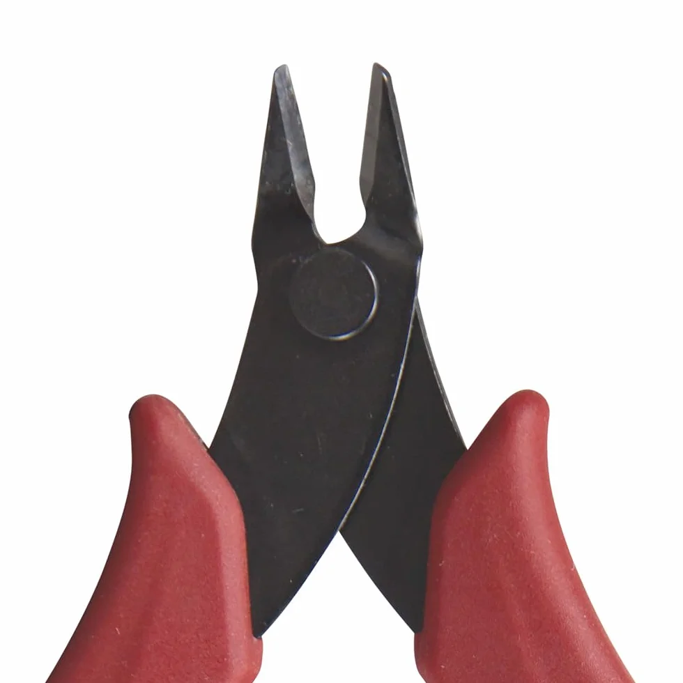 Klein Tools Alicates D275-5, alicates de corte diagonal con cortador de precisión son ligeros y ultrafinos para trabajar en áreas confinadas, 5 pulgadas