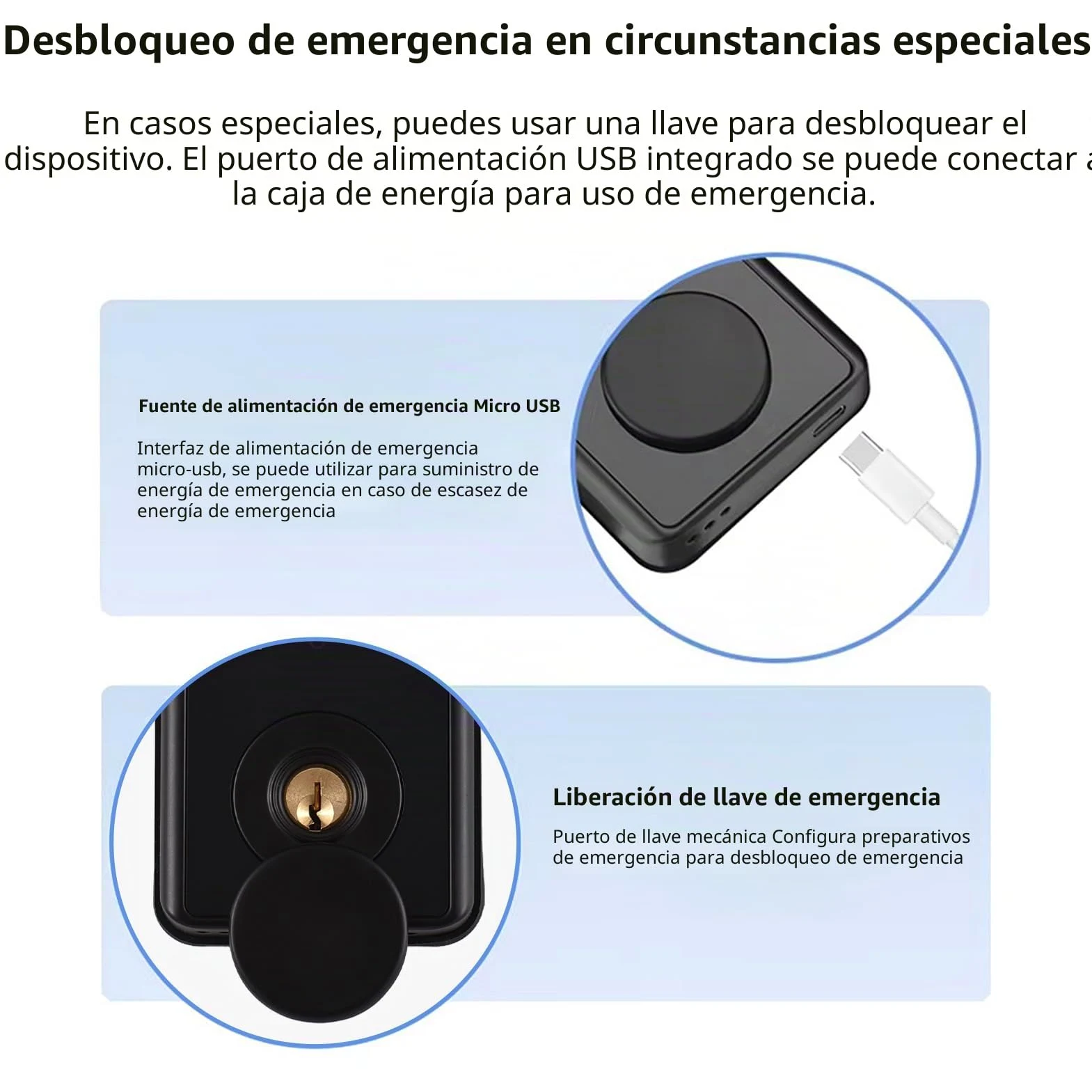 Smart Lock BT Cerradura de puerta sin llave TY APP huella dactilar tarjeta RFID 5 métodos de desbloqueo cerradura de puerta de aleación de aluminio para puertas de oficina de 35 – 60 mm de