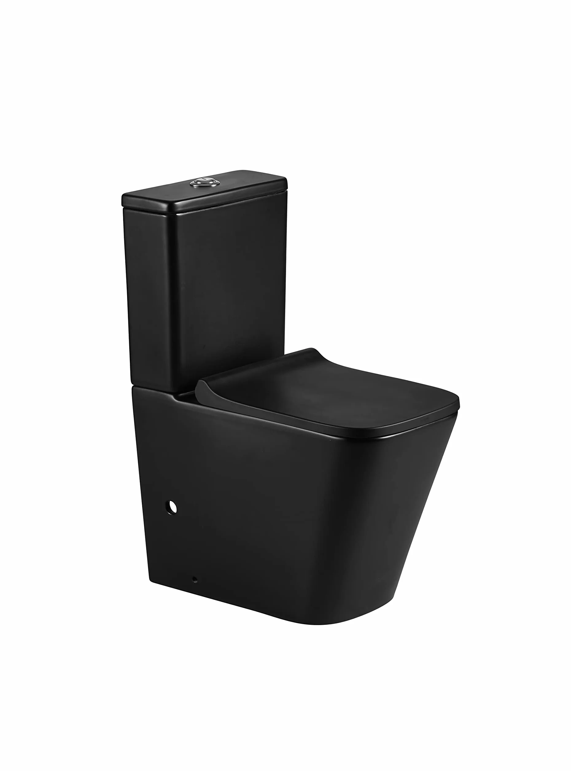 Inodoro BTW Pisa Compacto | 7 Años de garantía | Color Negro Mate | 340x605x810 mm