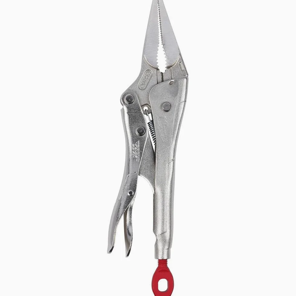 Milwaukee 48223509 - Alicates de bloqueo de punta larga de 9 pulgadas, color plateado