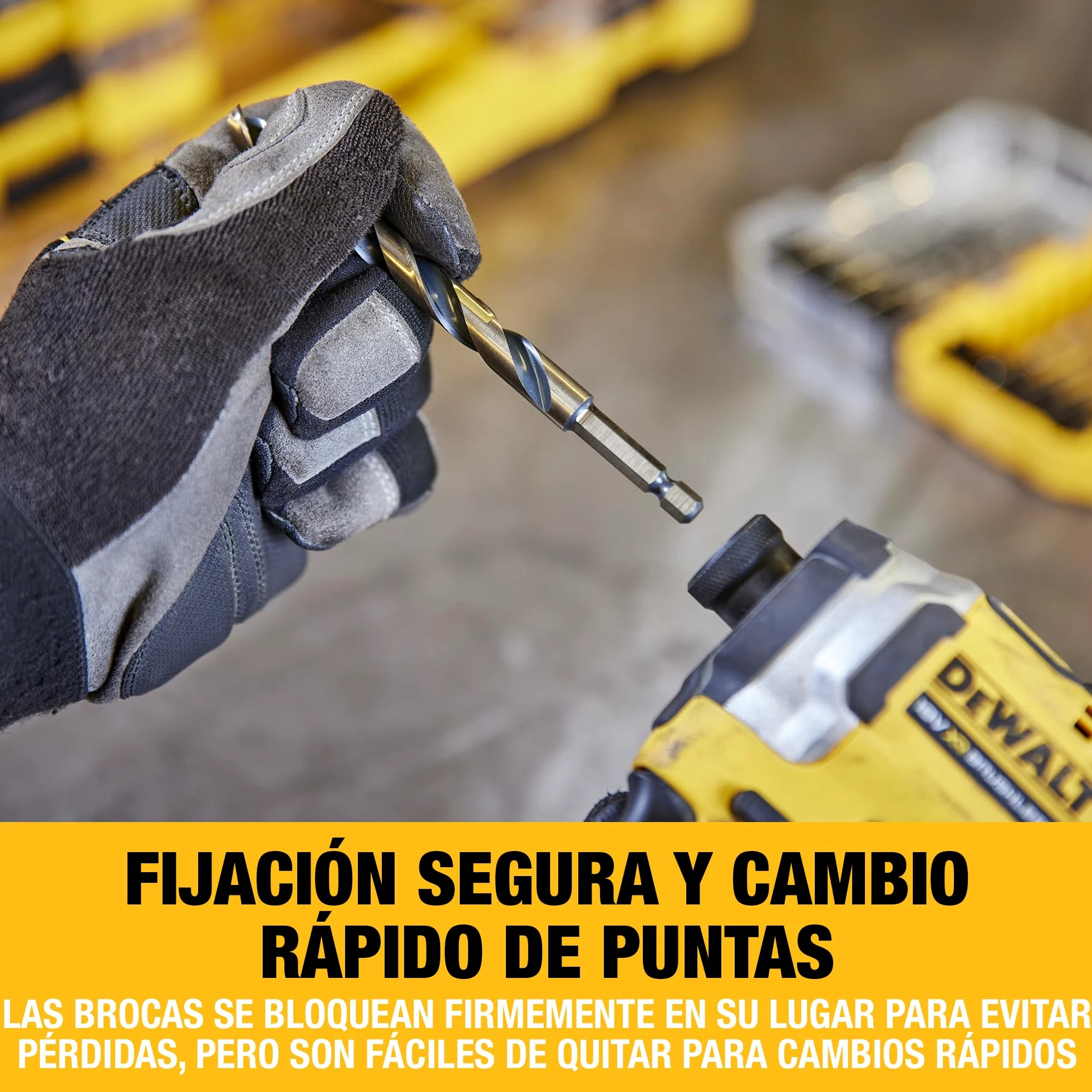 DEWALT Set de 40 Piezas para Atornillar en Estuche Compacto TOUGHCASE, DT70702
