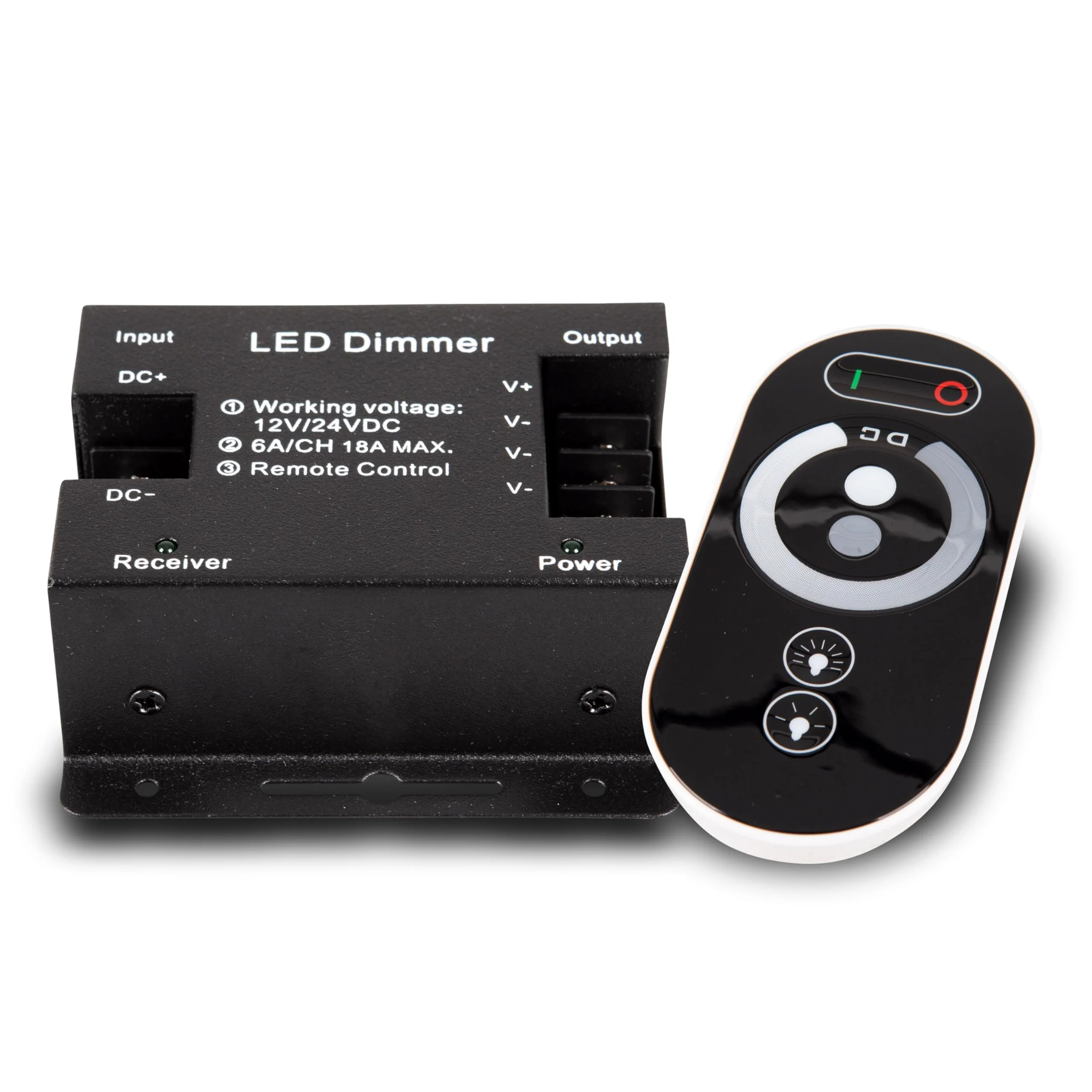 PWM LED Strips dimmer 12 / 24V a control remoto 18A Touch RF