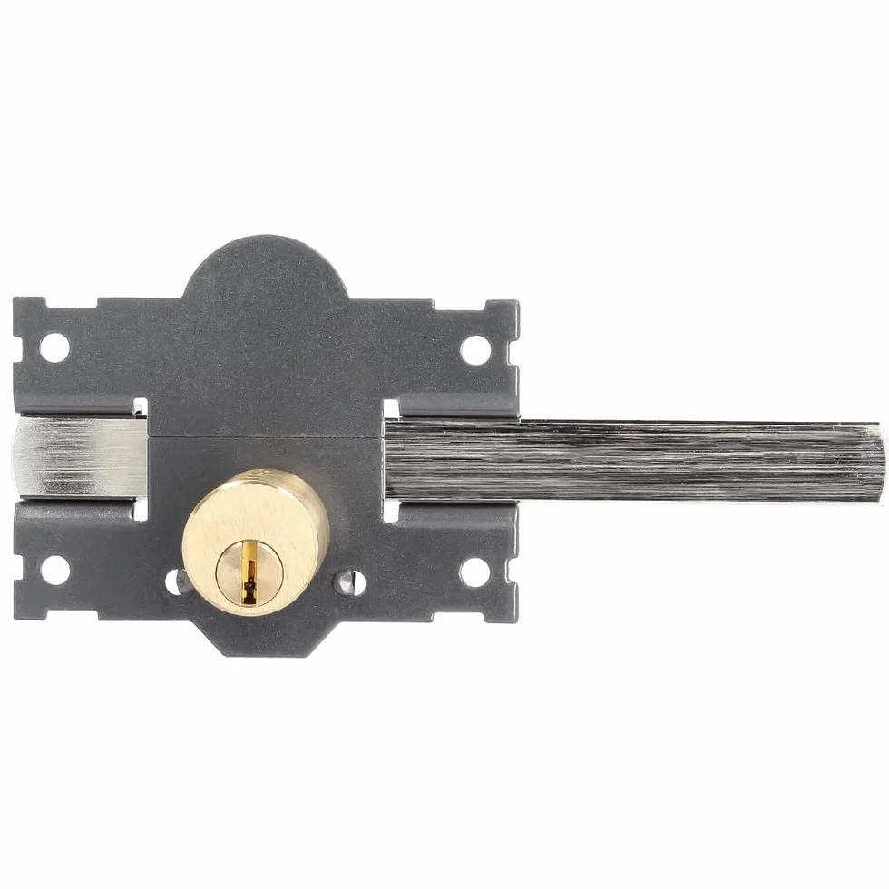 Cerrojo b-2 llave 2 lados pasador de 183mm cilindro redondo de 50mm