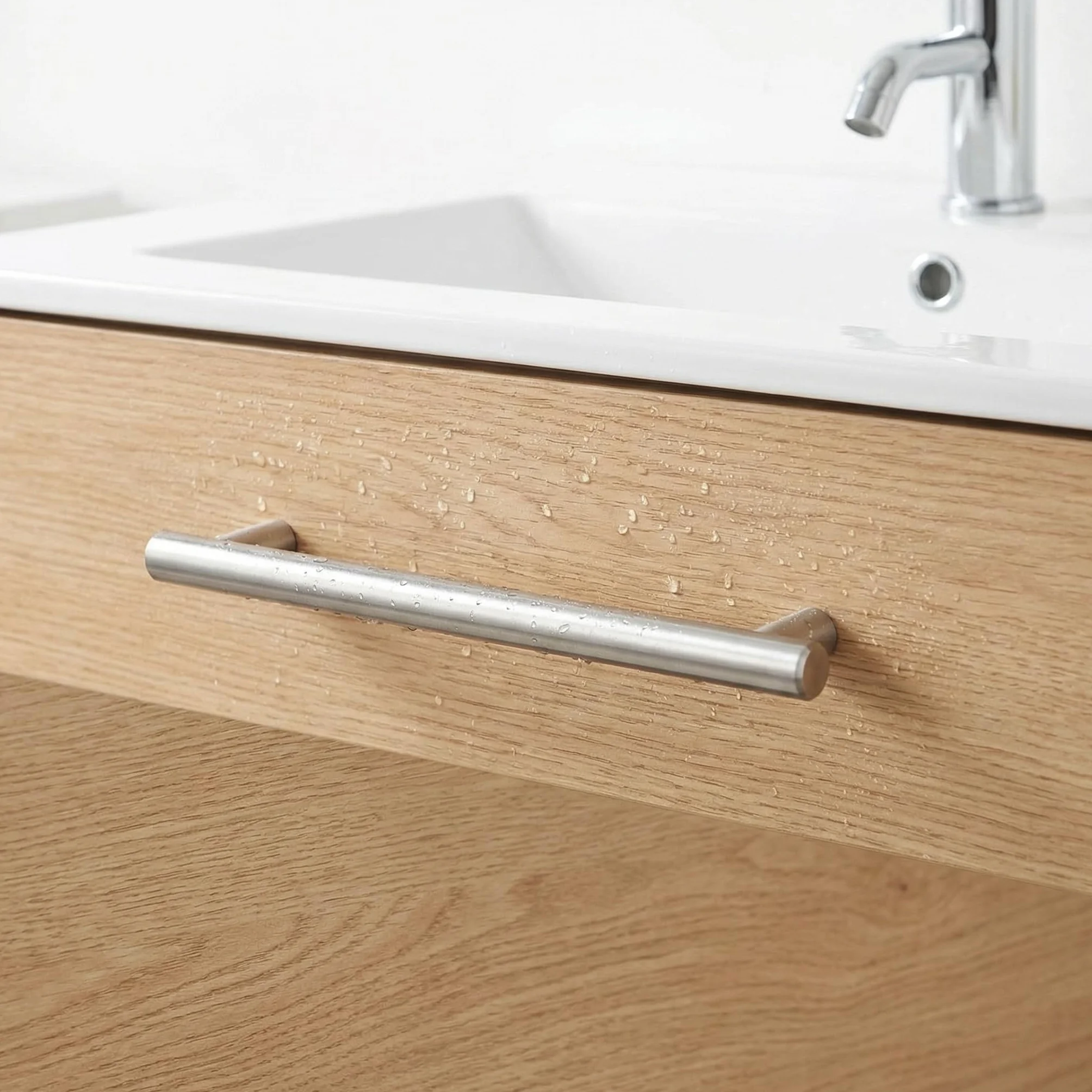 4 piezas de tiradores para muebles de acero inoxidable, distancia entre agujeros de 128 mm, tiradores para cocina, tiradores para armarios de plata, tiradores para puertas, tiradores para