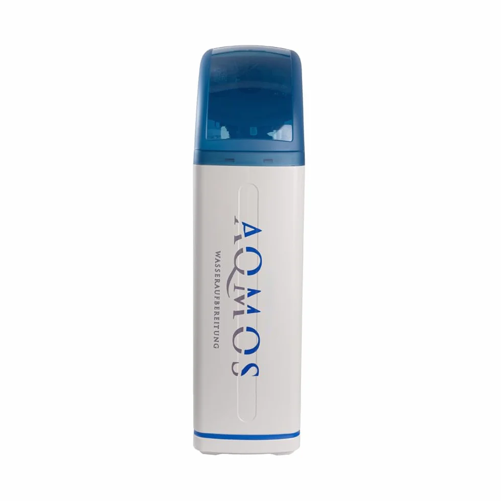 Aqmos R2D2-48 - Descalcificador de agua con juego de conexión de 2,5 cm (1"), descalcificador de agua para hogares de hasta 5 personas, sistema antical para agua blanda